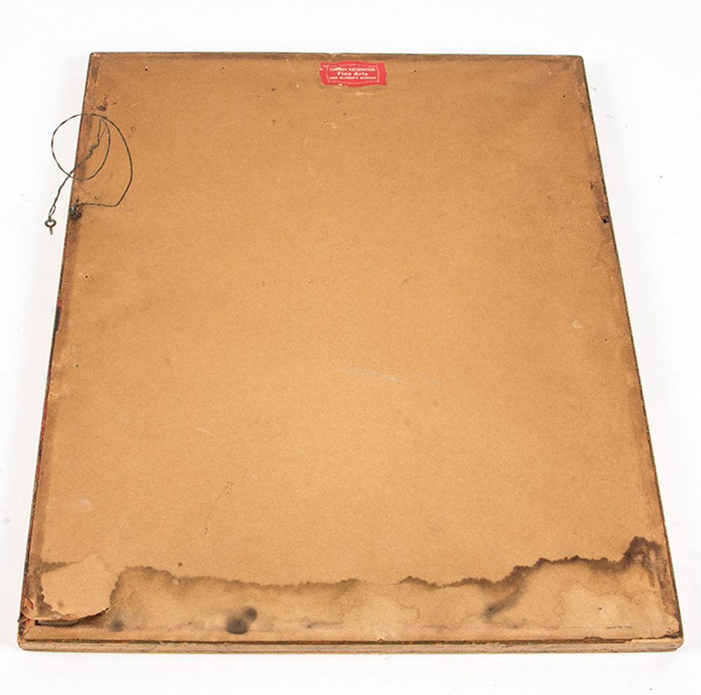 Watercolor Print After J.P. Duriez