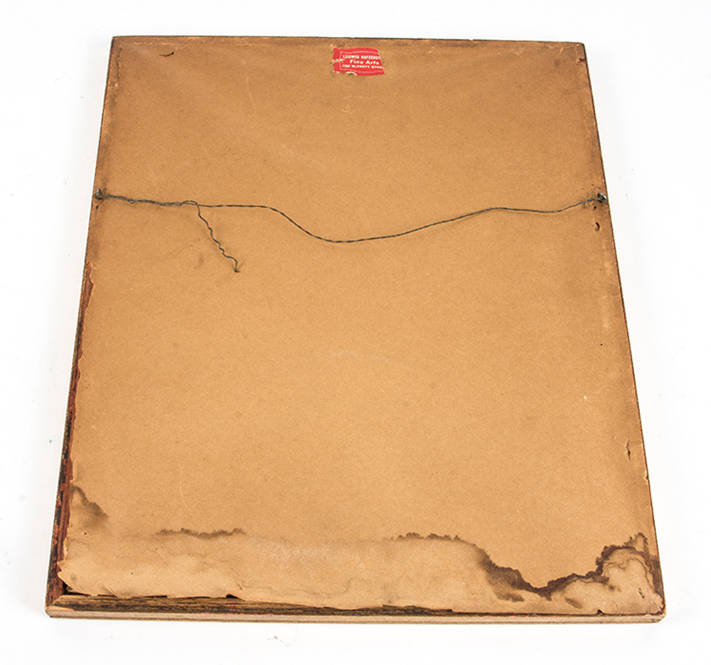 Signed J.P. Duriez "Paris N.D." Offset Lithograph