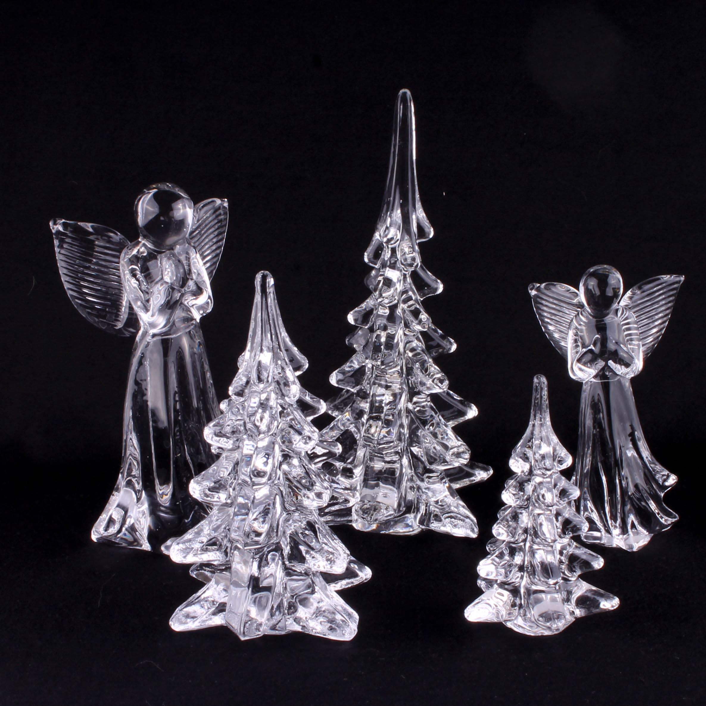 Assortment of Enesco Glass Figurines