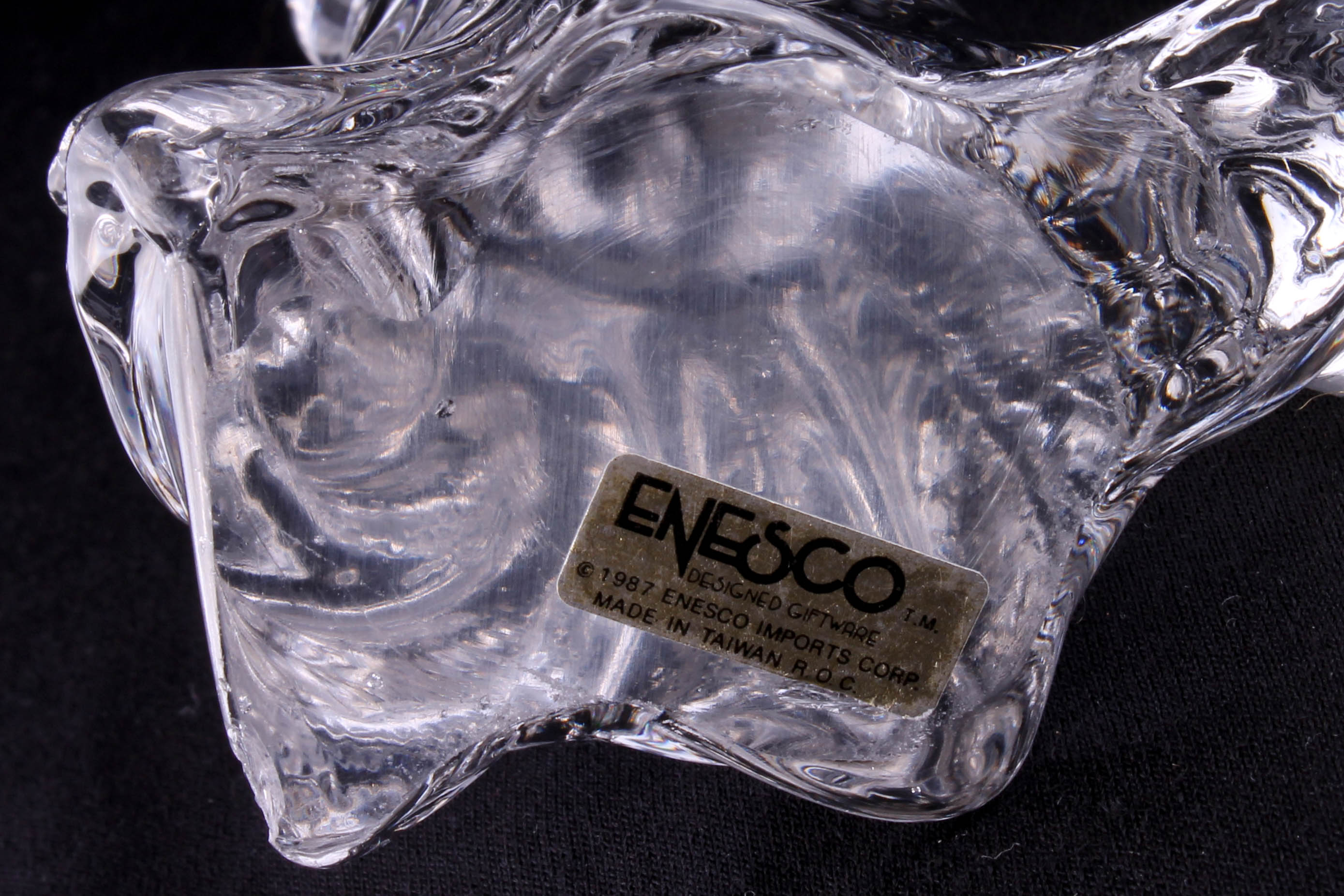 Assortment of Enesco Glass Figurines