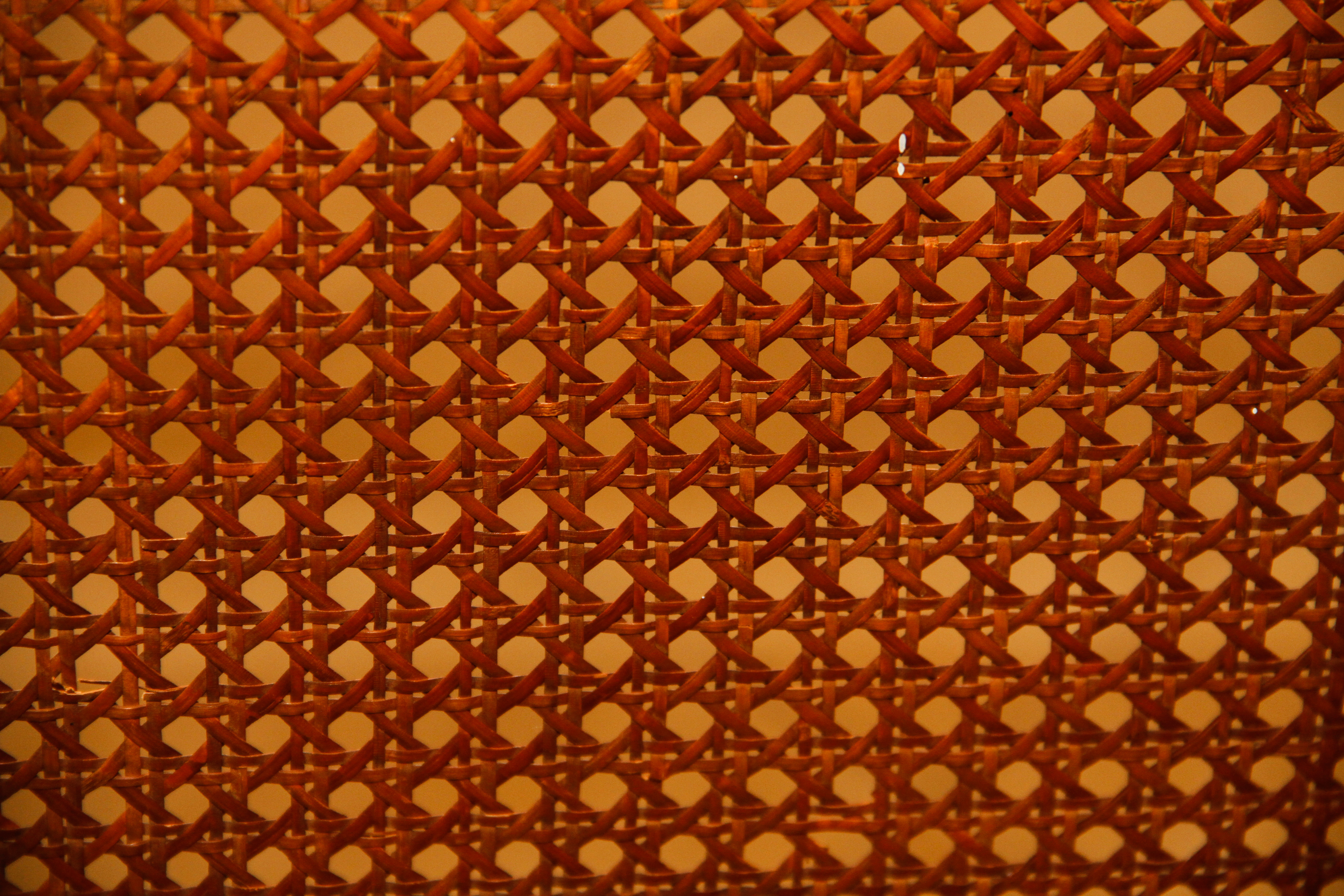 Set of Five Antique Cane Dining Chairs