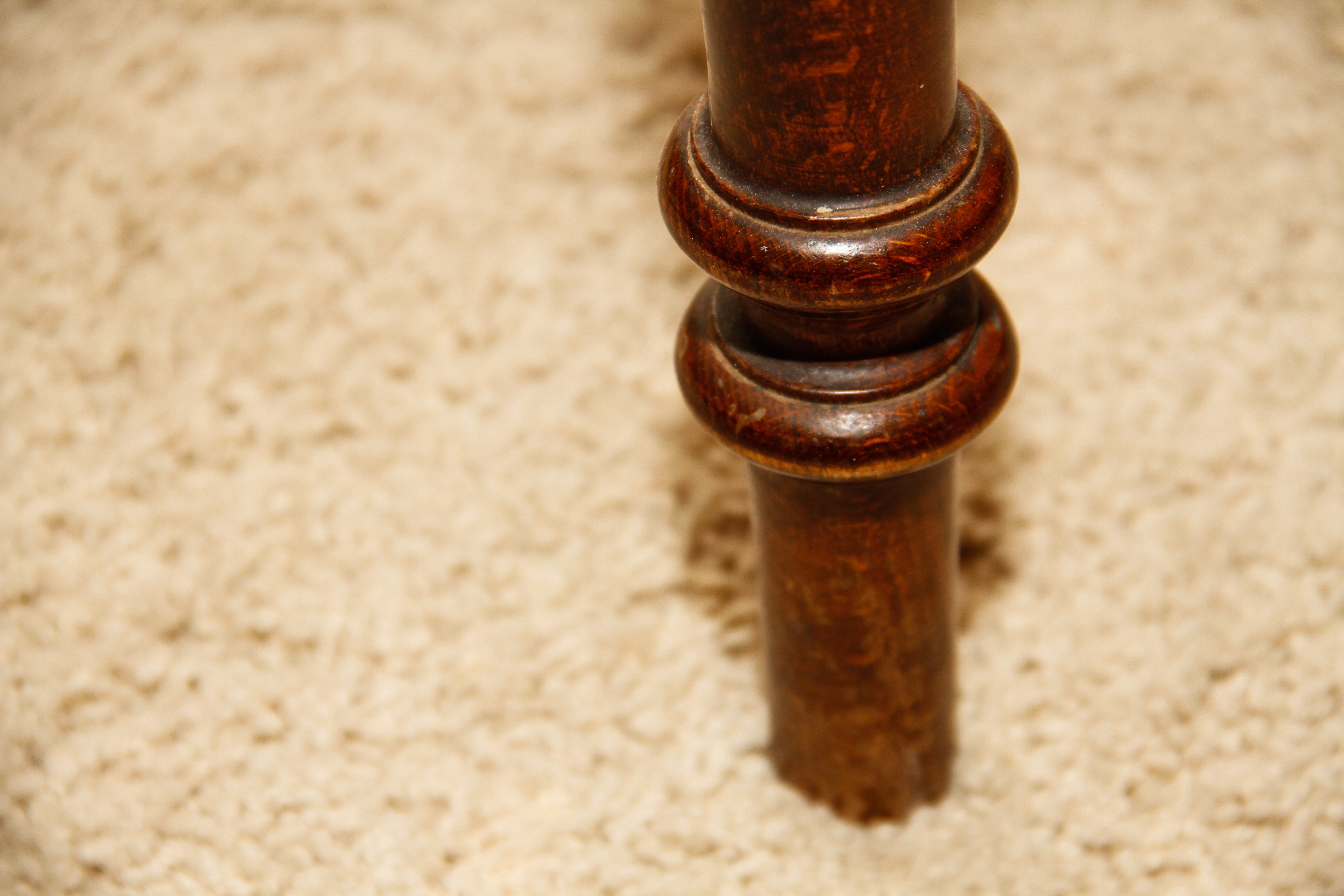 Set of Five Antique Cane Dining Chairs