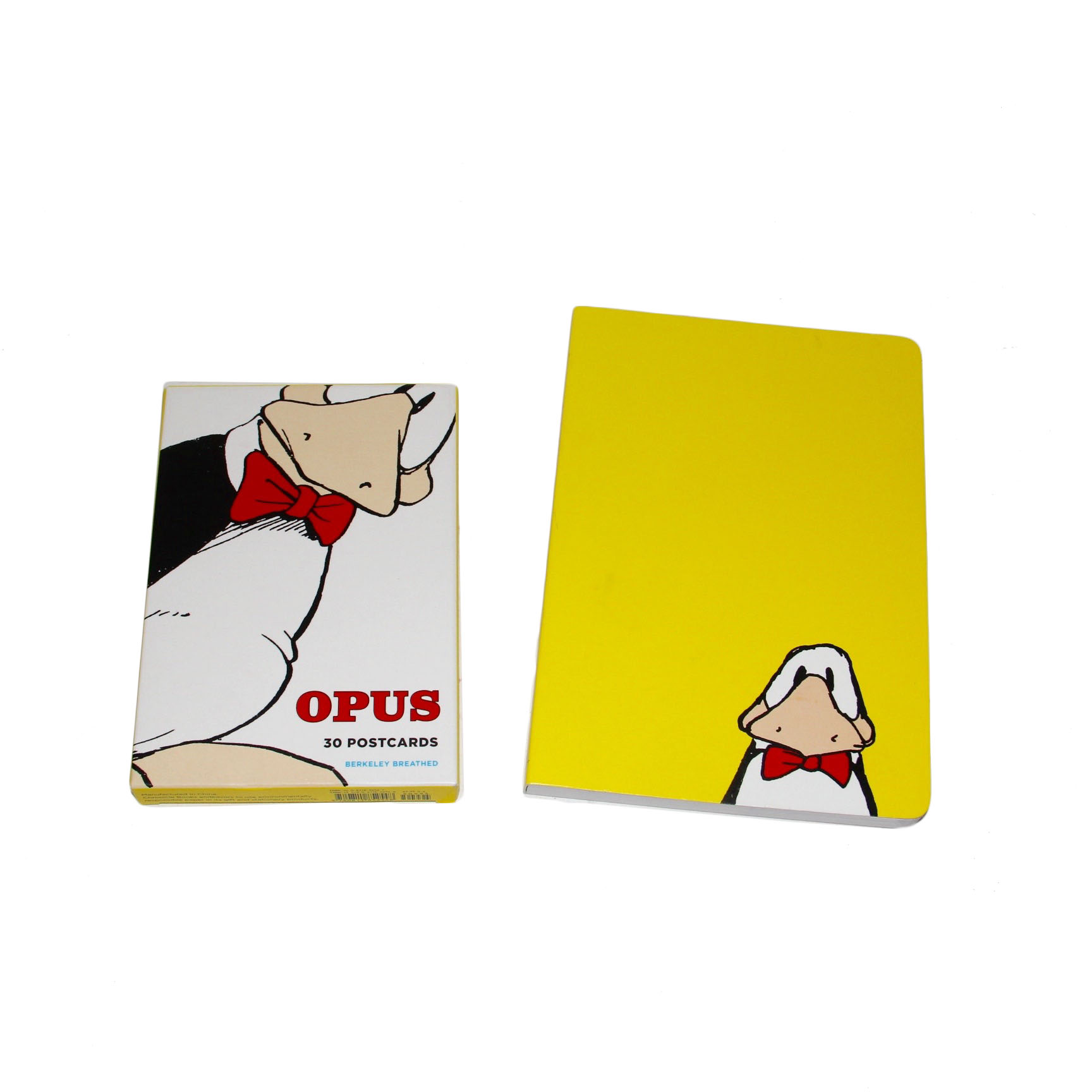 "Opus The Penguin" Notebook and Set of Postcards