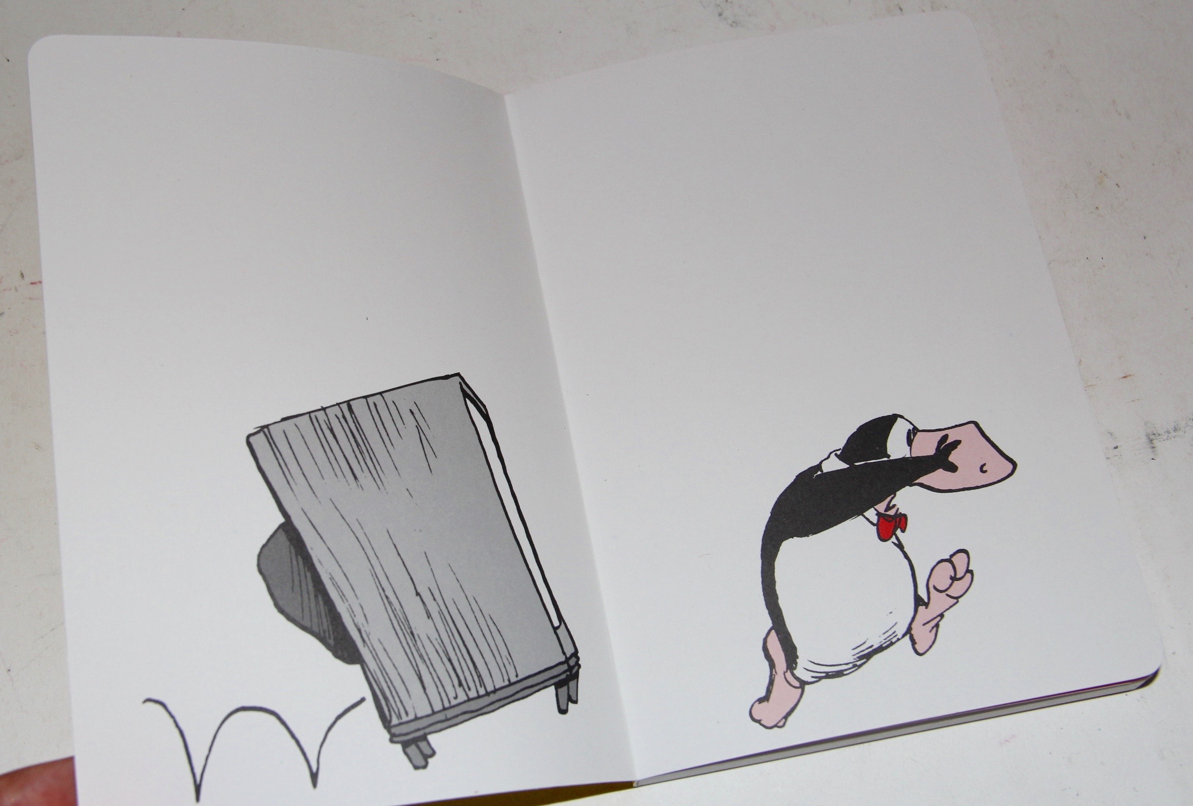 "Opus The Penguin" Notebook and Set of Postcards