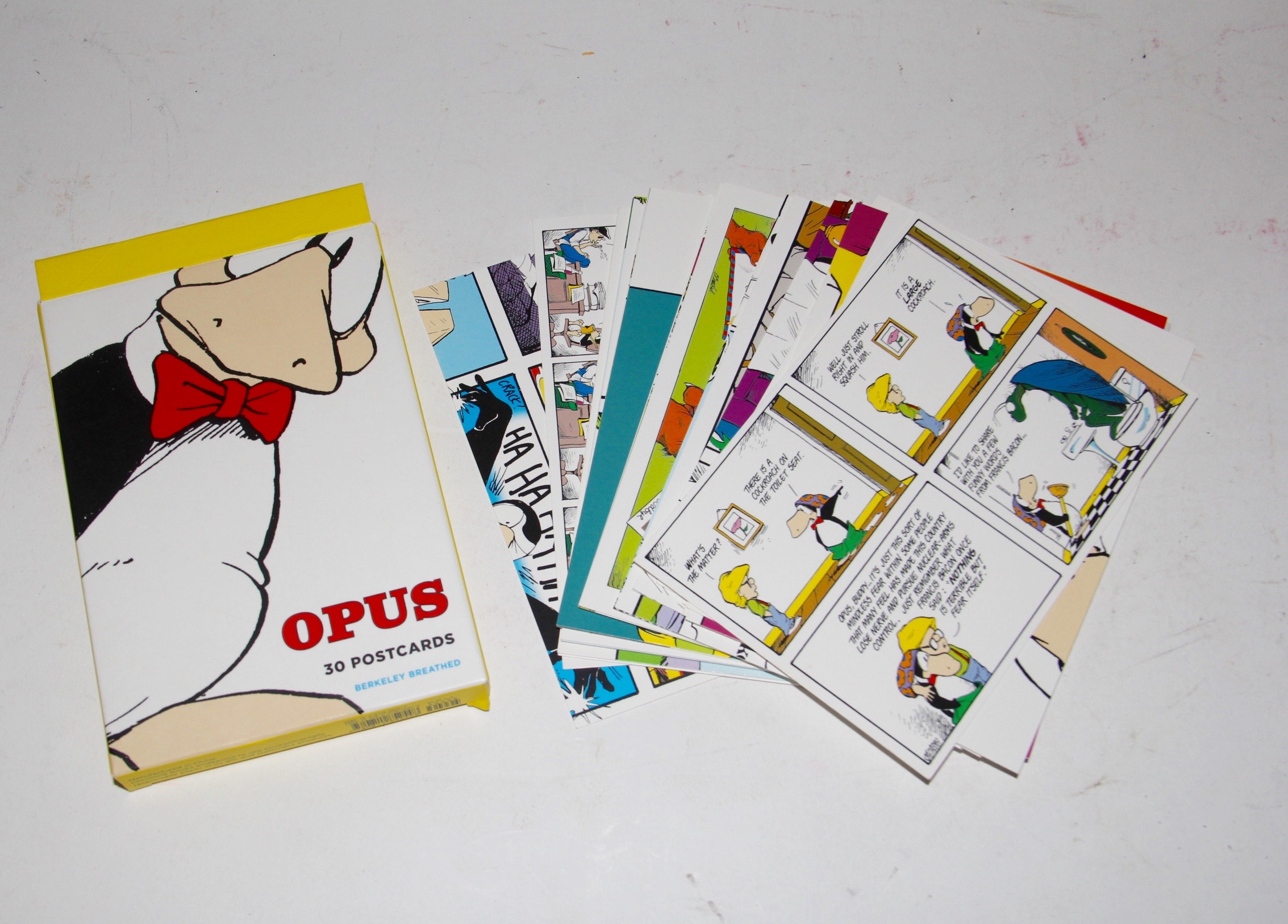 "Opus The Penguin" Notebook and Set of Postcards