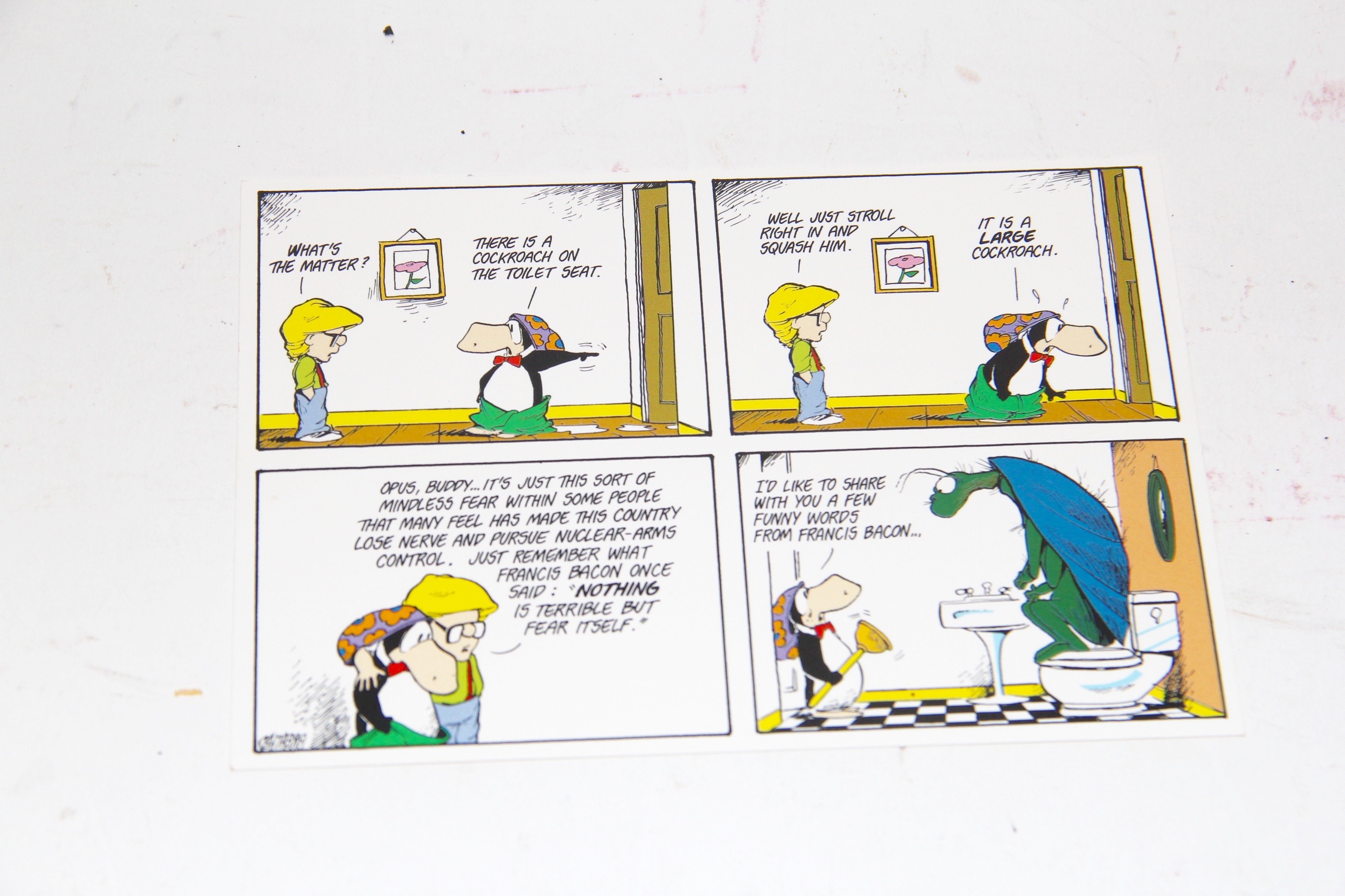 "Opus The Penguin" Notebook and Set of Postcards