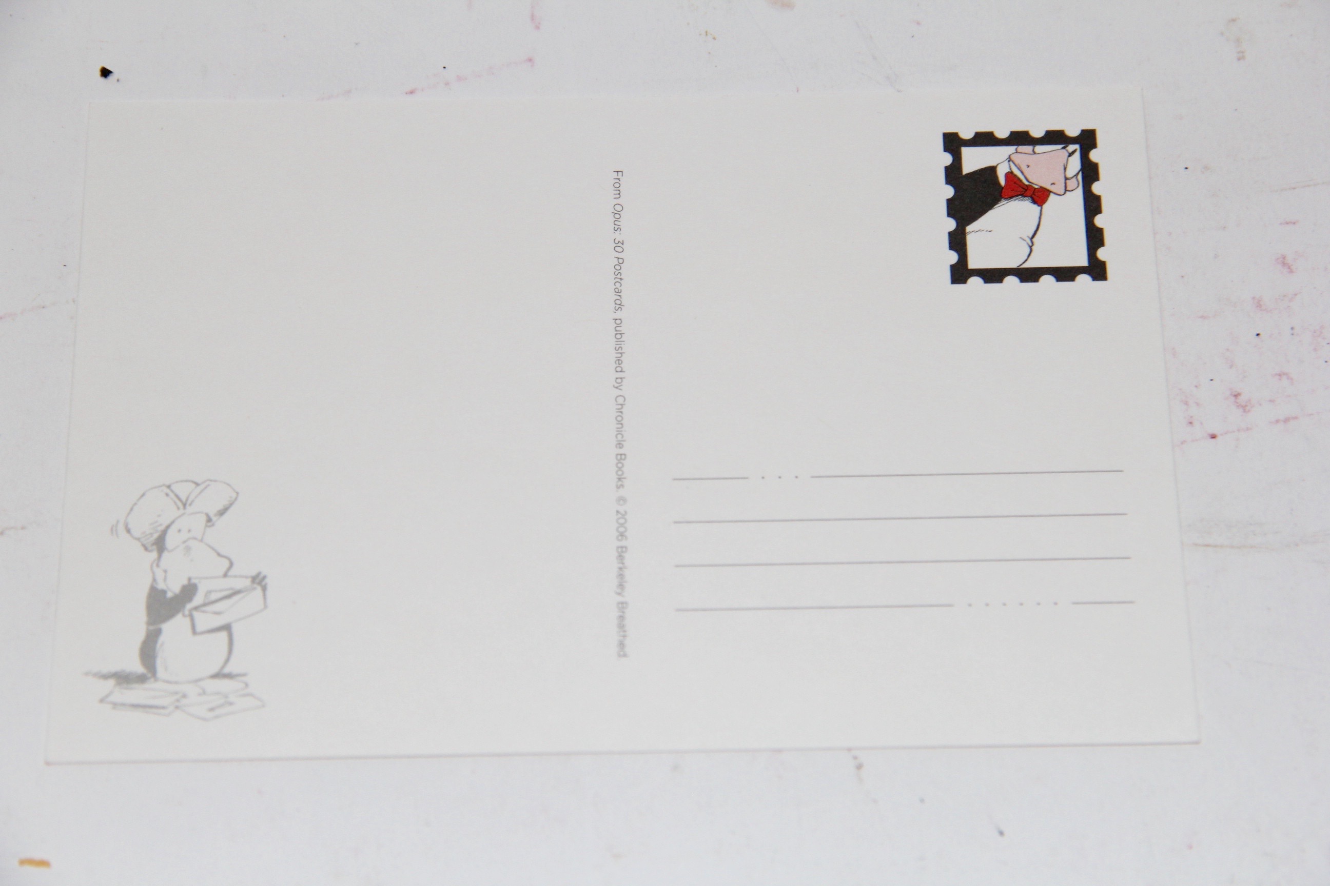 "Opus The Penguin" Notebook and Set of Postcards