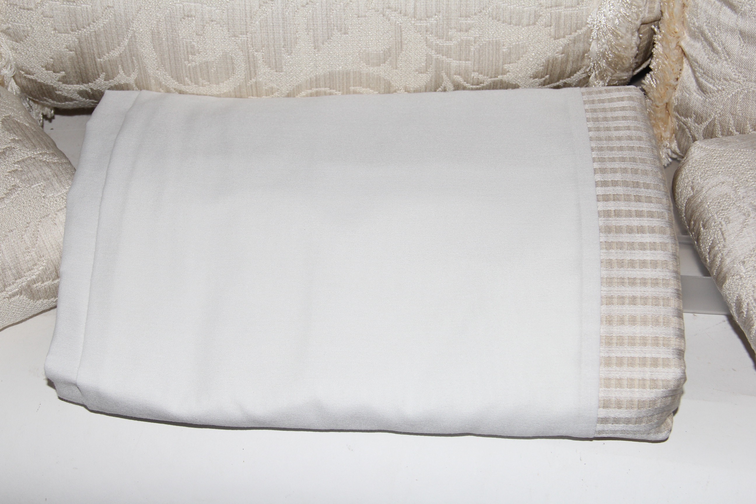 Ivory Colored King Bedding Set