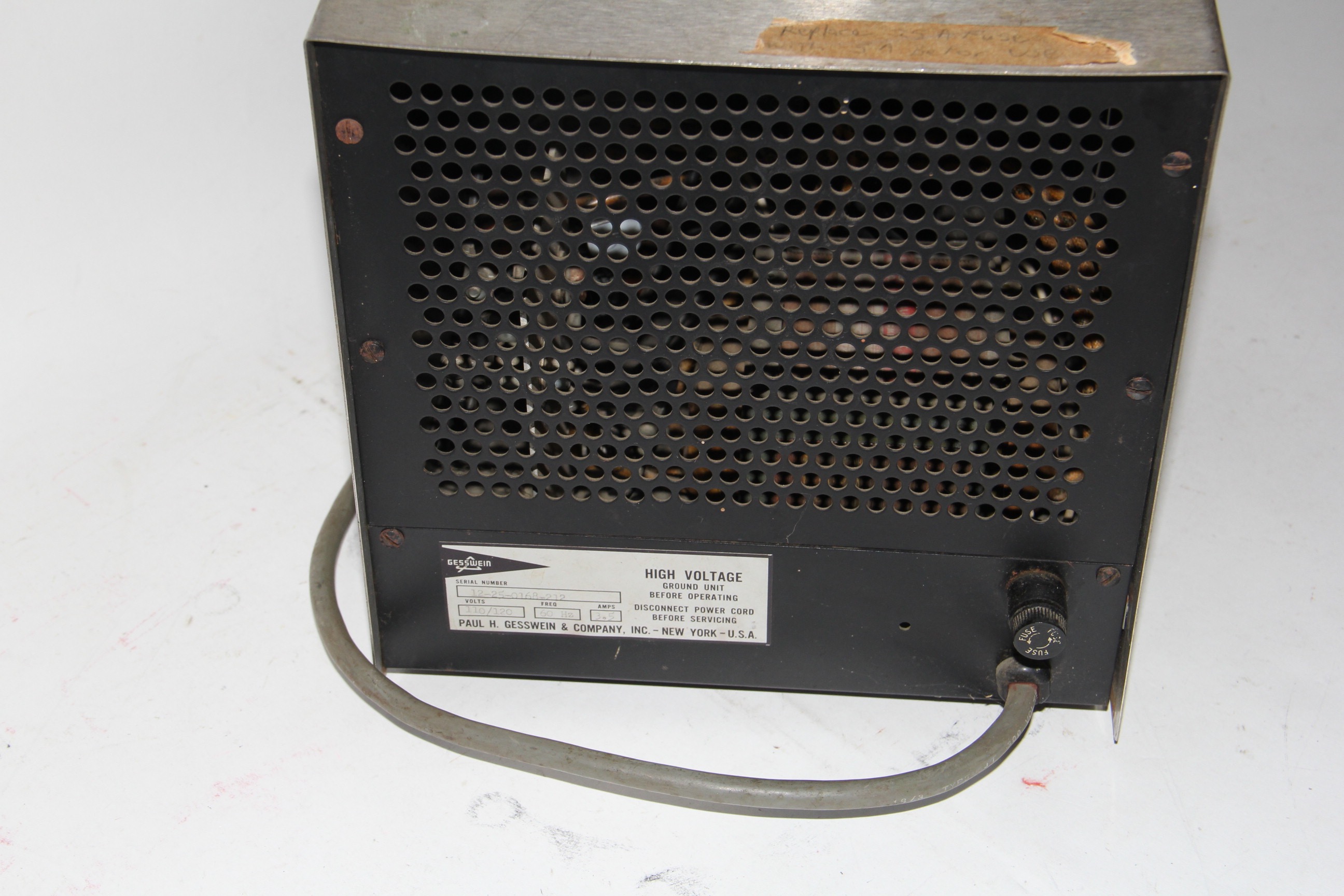 Vintage Gesswein Voltage Rectifier