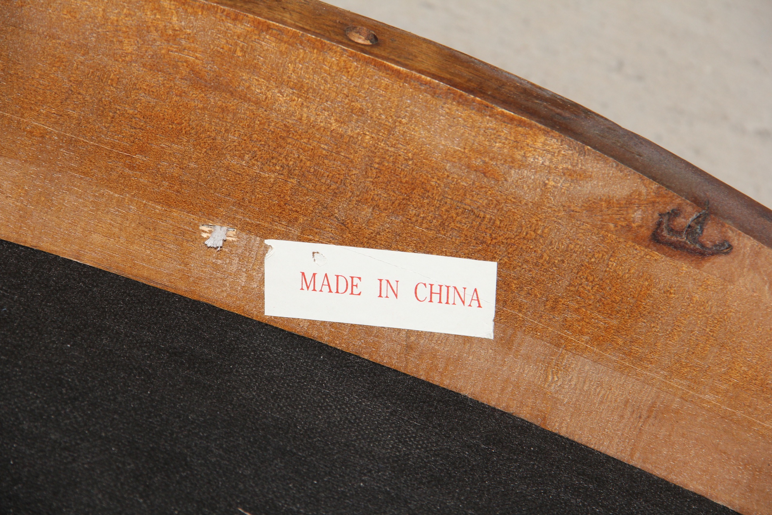 Schnadig Contemporary Louis XVI Style Upholstered Chair and Ottoman