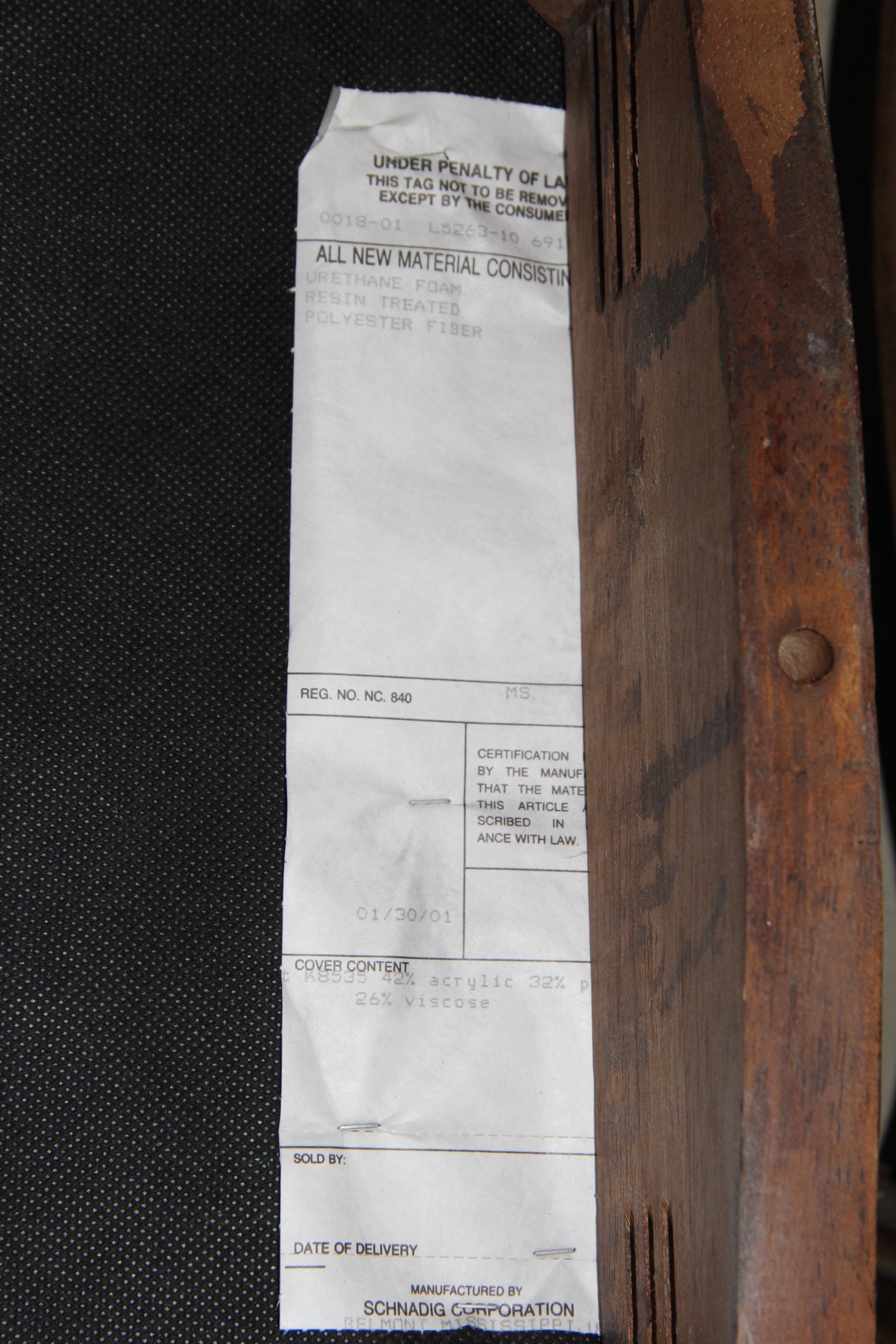 Schnadig Contemporary Louis XVI Style Upholstered Chair and Ottoman