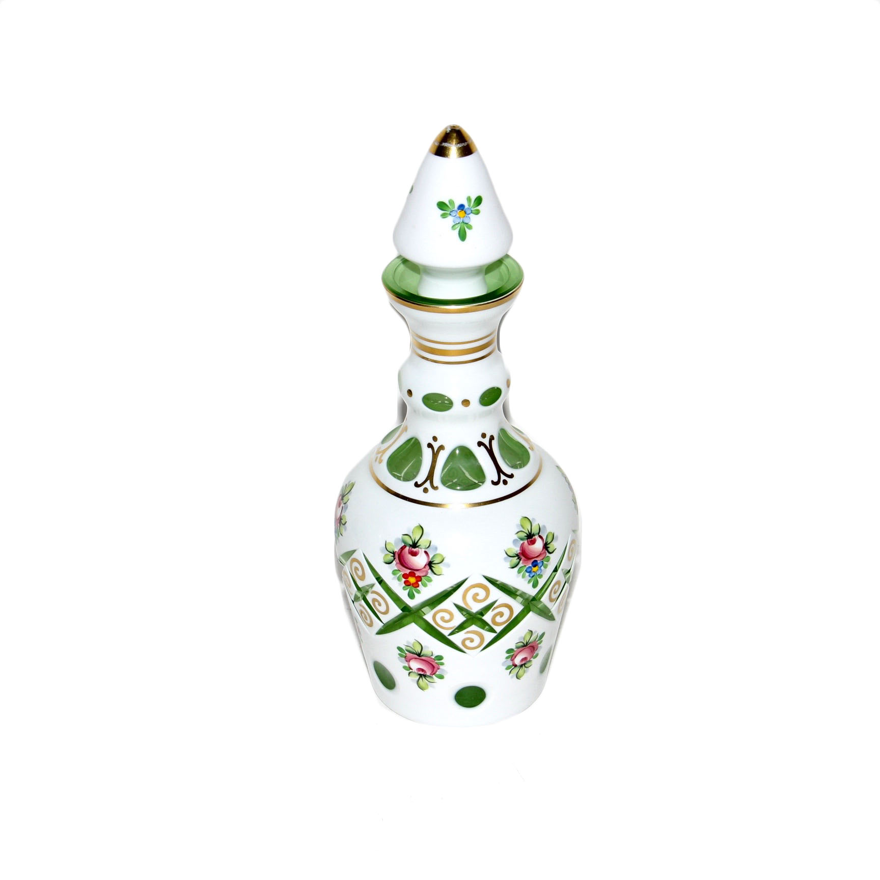 Hand Painted Glass Decanter