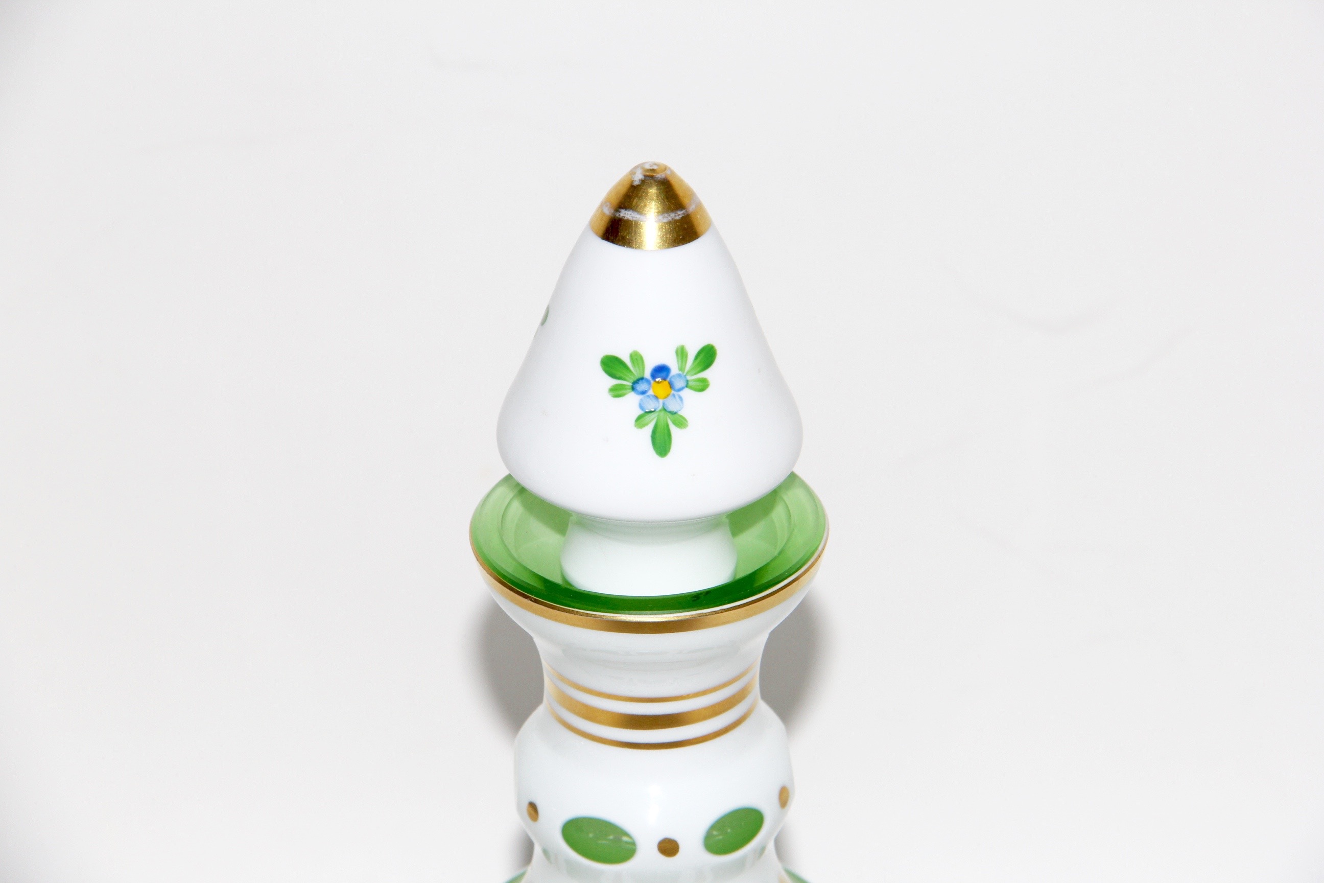 Hand Painted Glass Decanter