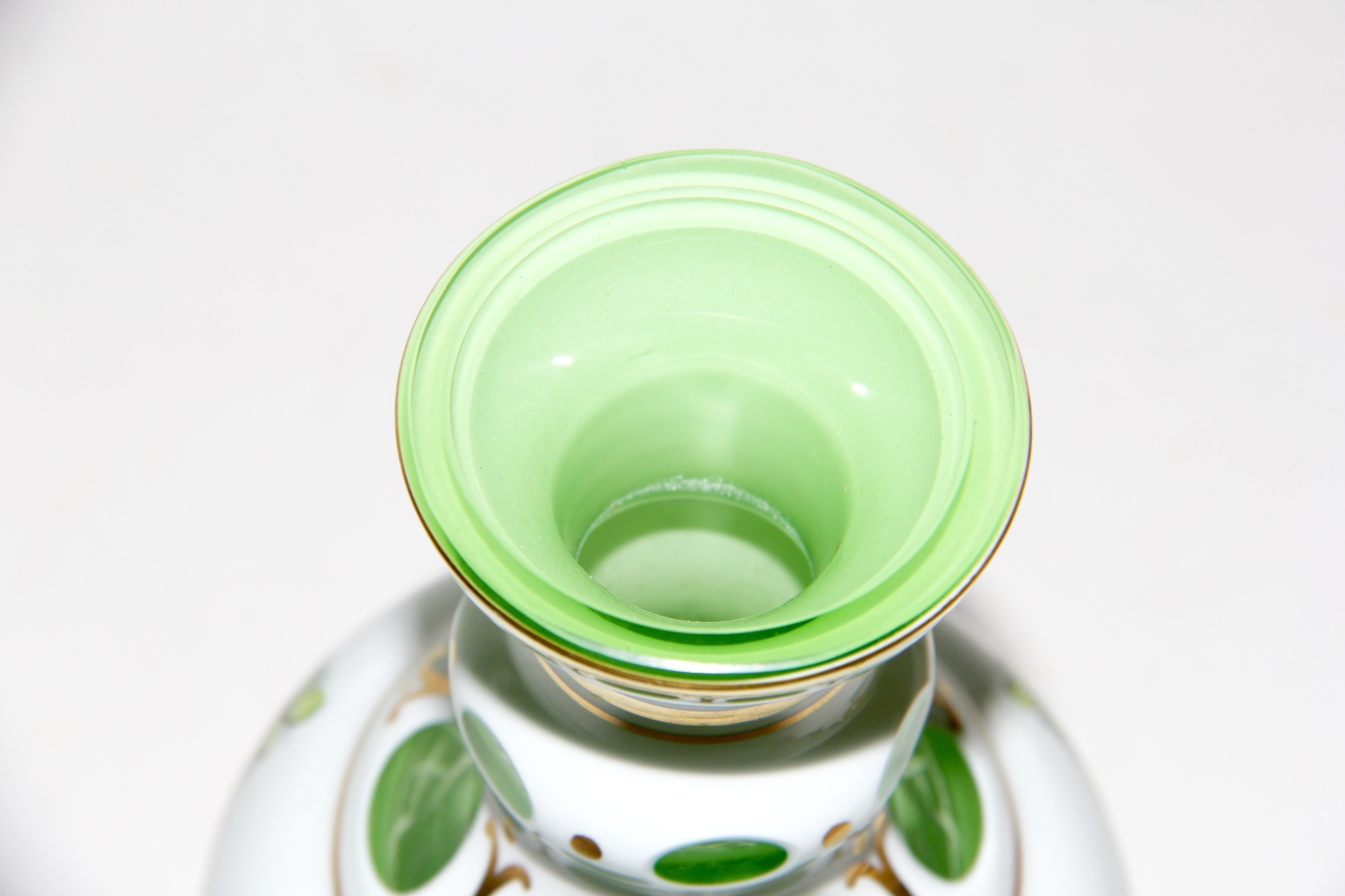 Hand Painted Glass Decanter