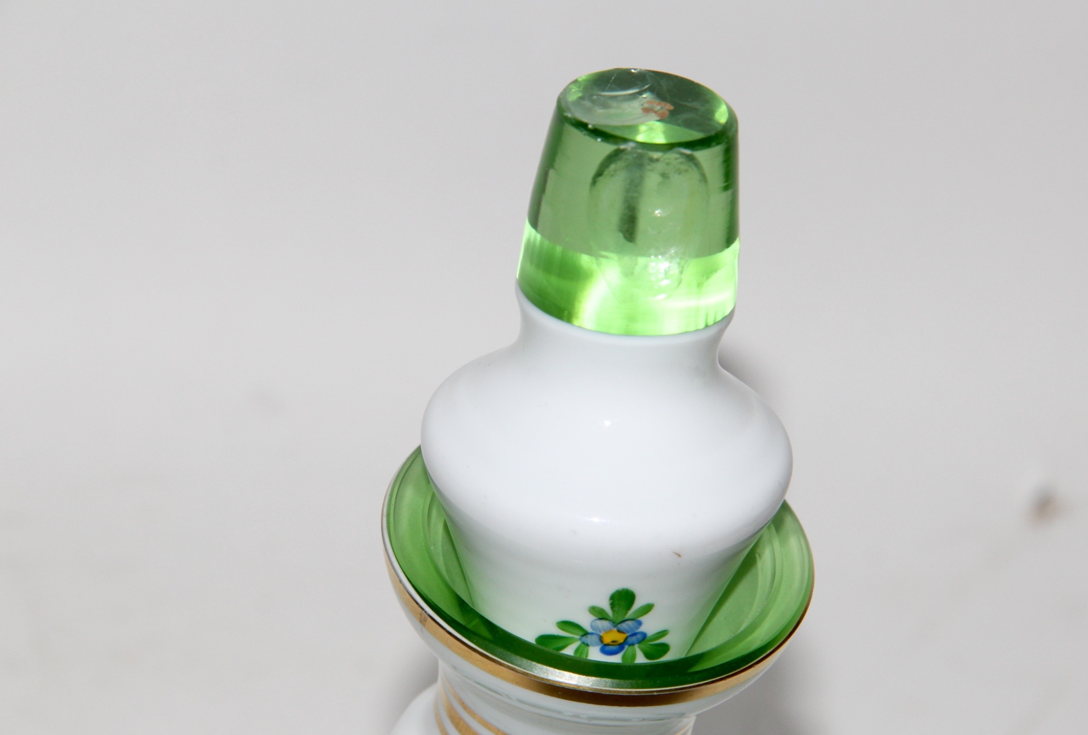 Hand Painted Glass Decanter