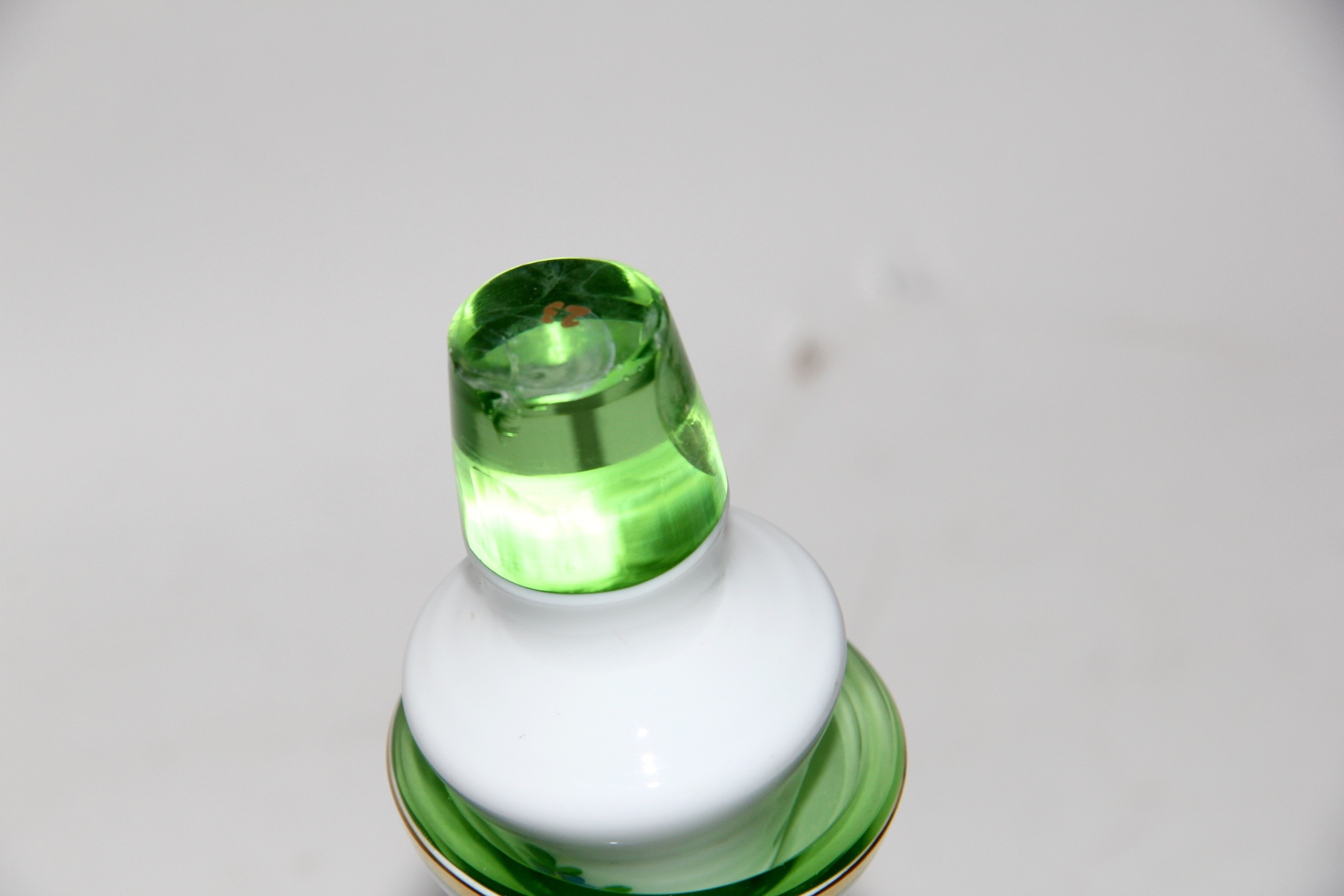 Hand Painted Glass Decanter