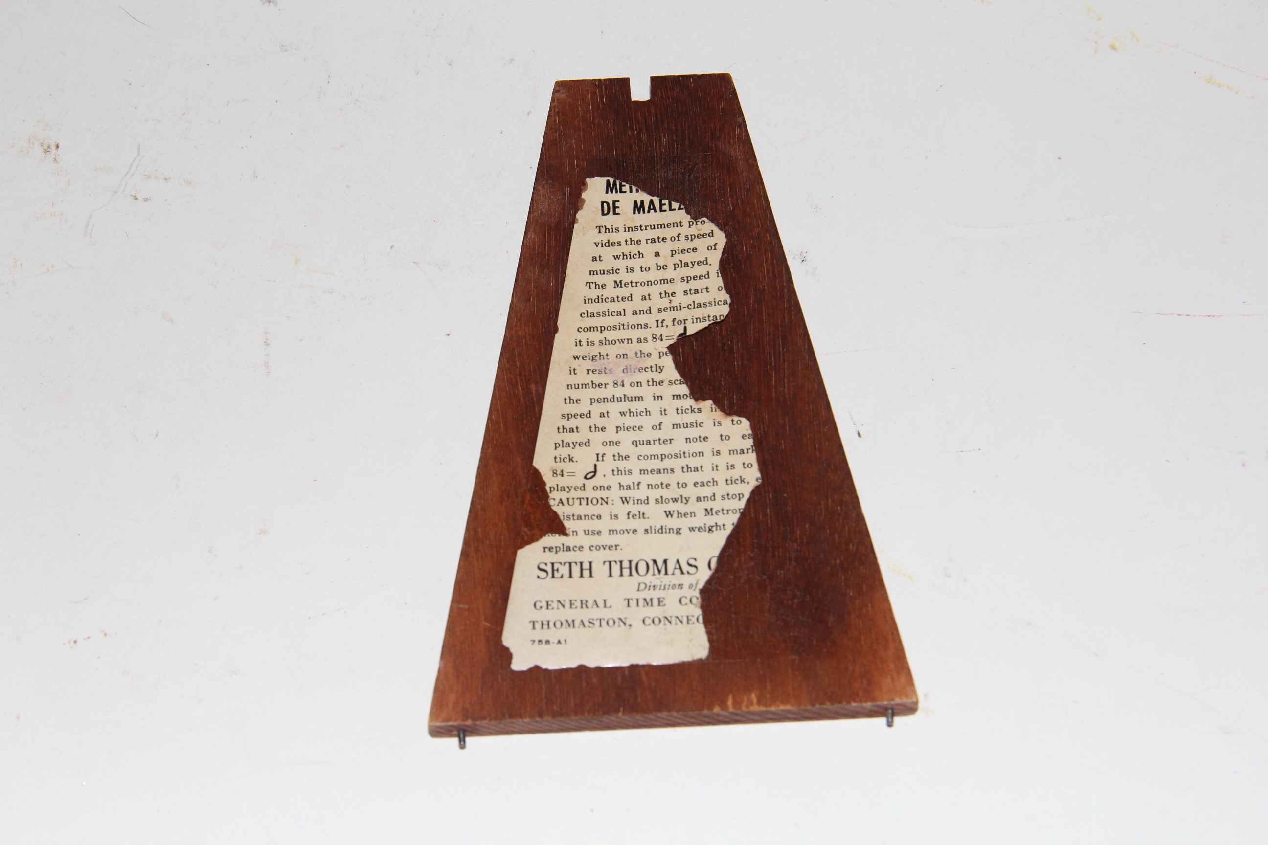 Vintage Seth Thomas Metronome