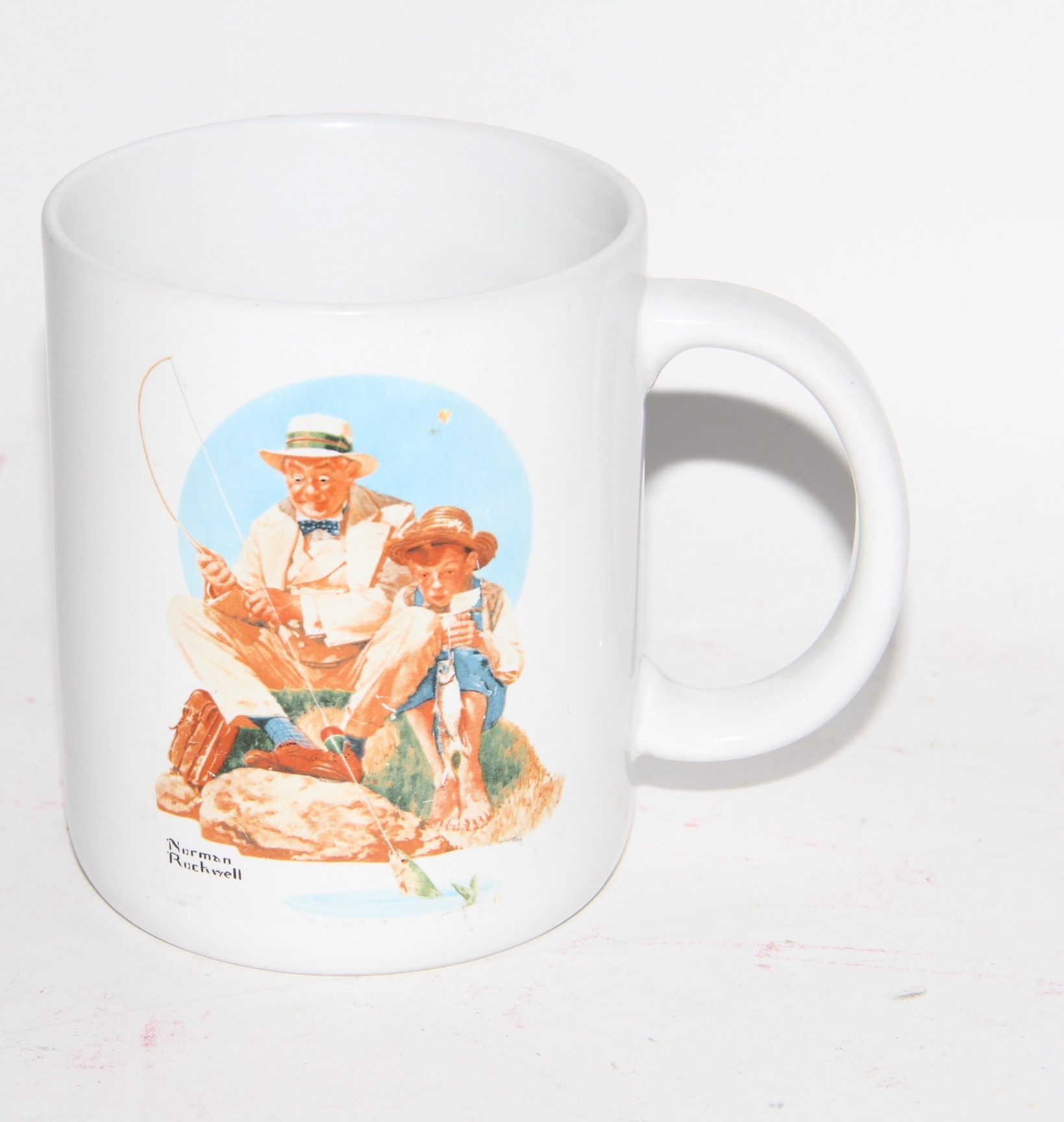 1980s Norman Rockwell Museum Collection Mugs