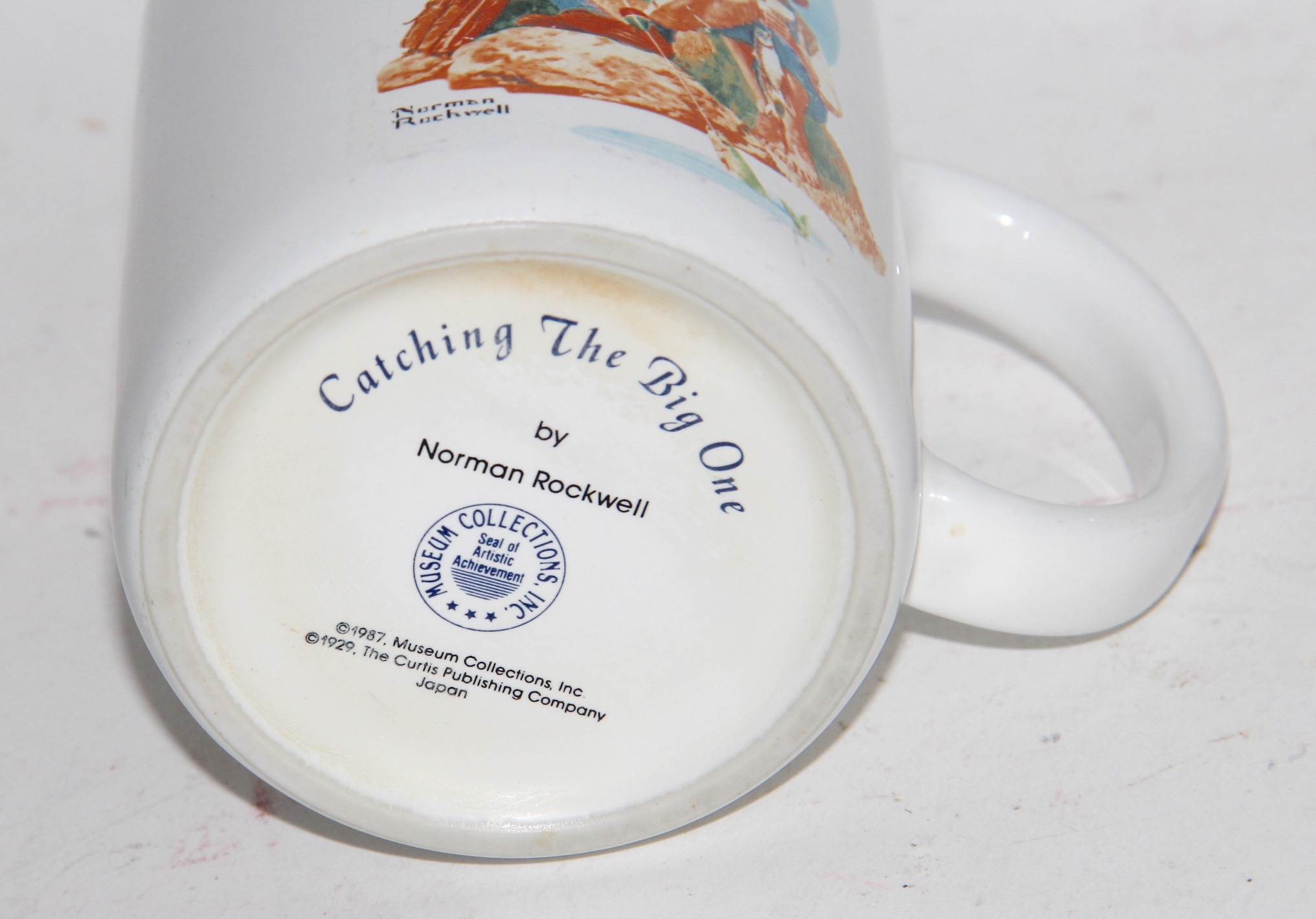1980s Norman Rockwell Museum Collection Mugs
