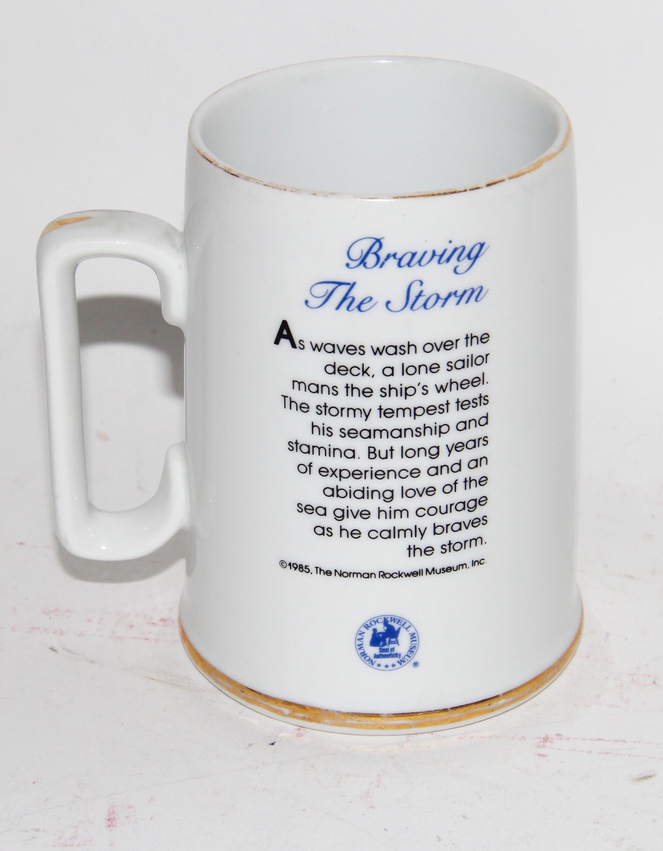 1980s Norman Rockwell Museum Collection Mugs