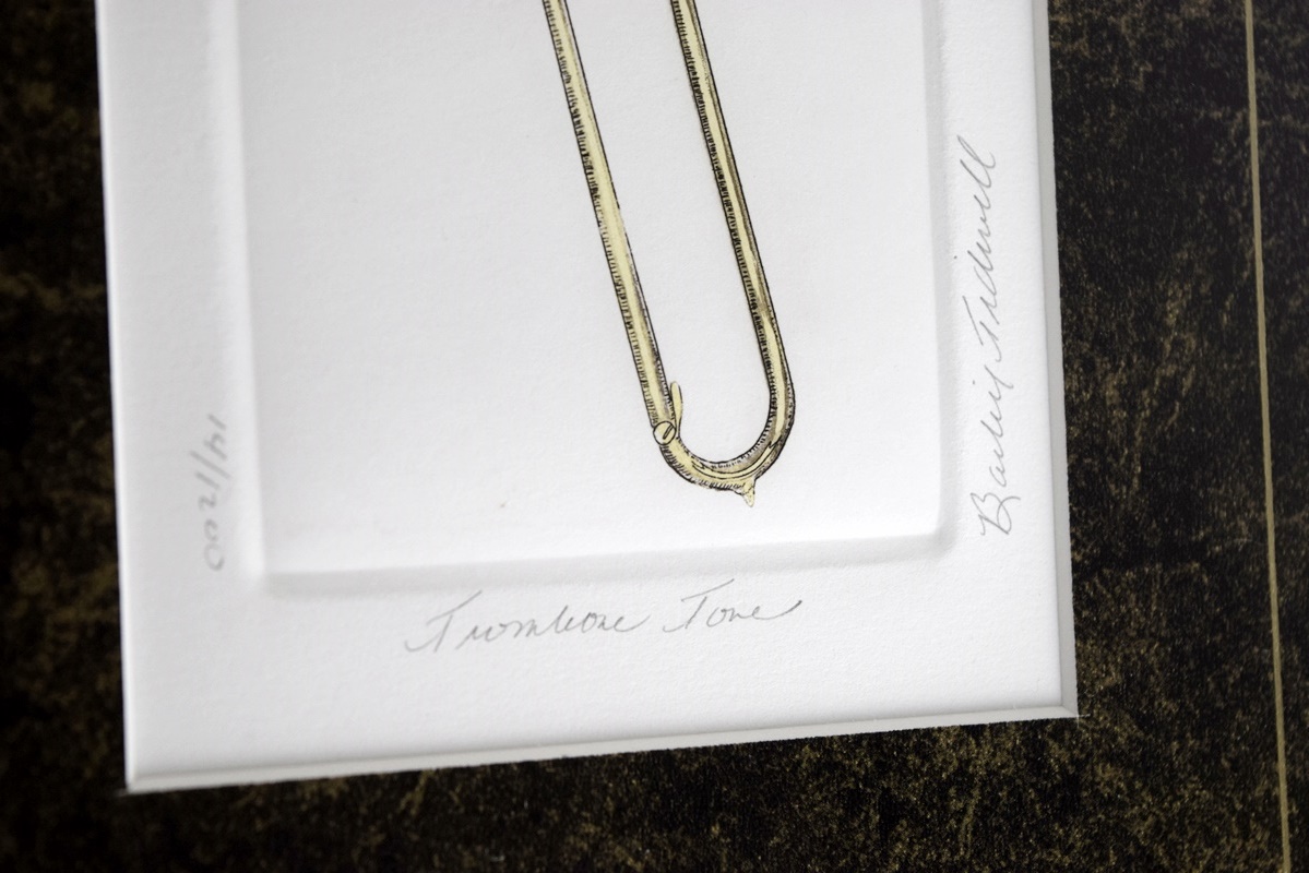 Eight Bailey Tidwell Musical Instrument Prints, Signed, Numbered and Beautifully Framed