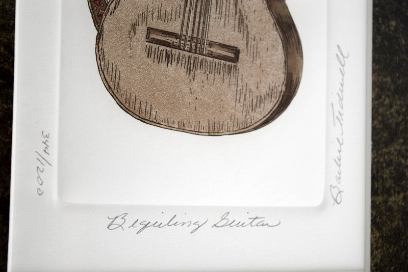 Eight Bailey Tidwell Musical Instrument Prints, Signed, Numbered and Beautifully Framed