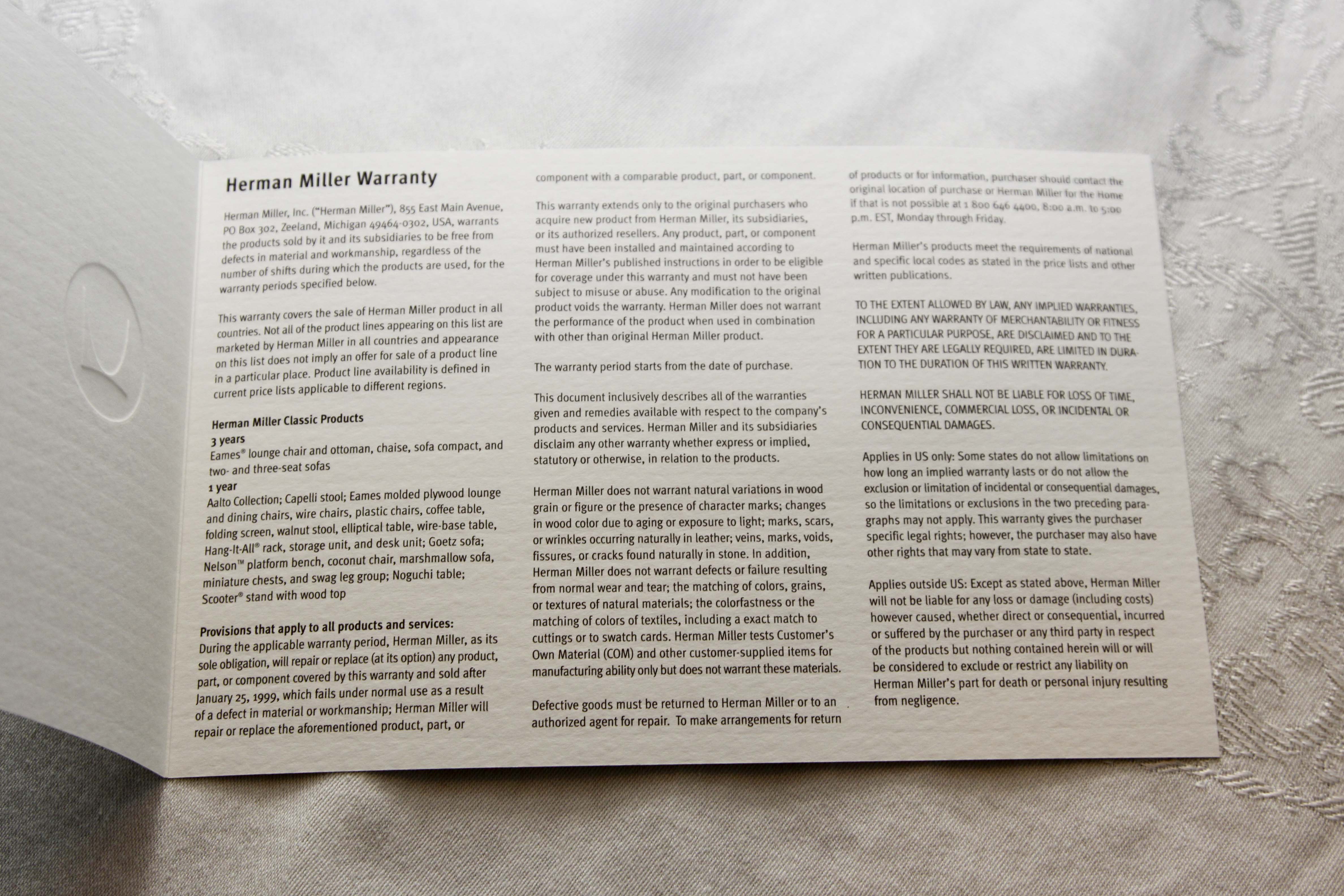 Charles Eames for Herman Miller New Lounge Chair and Ottoman