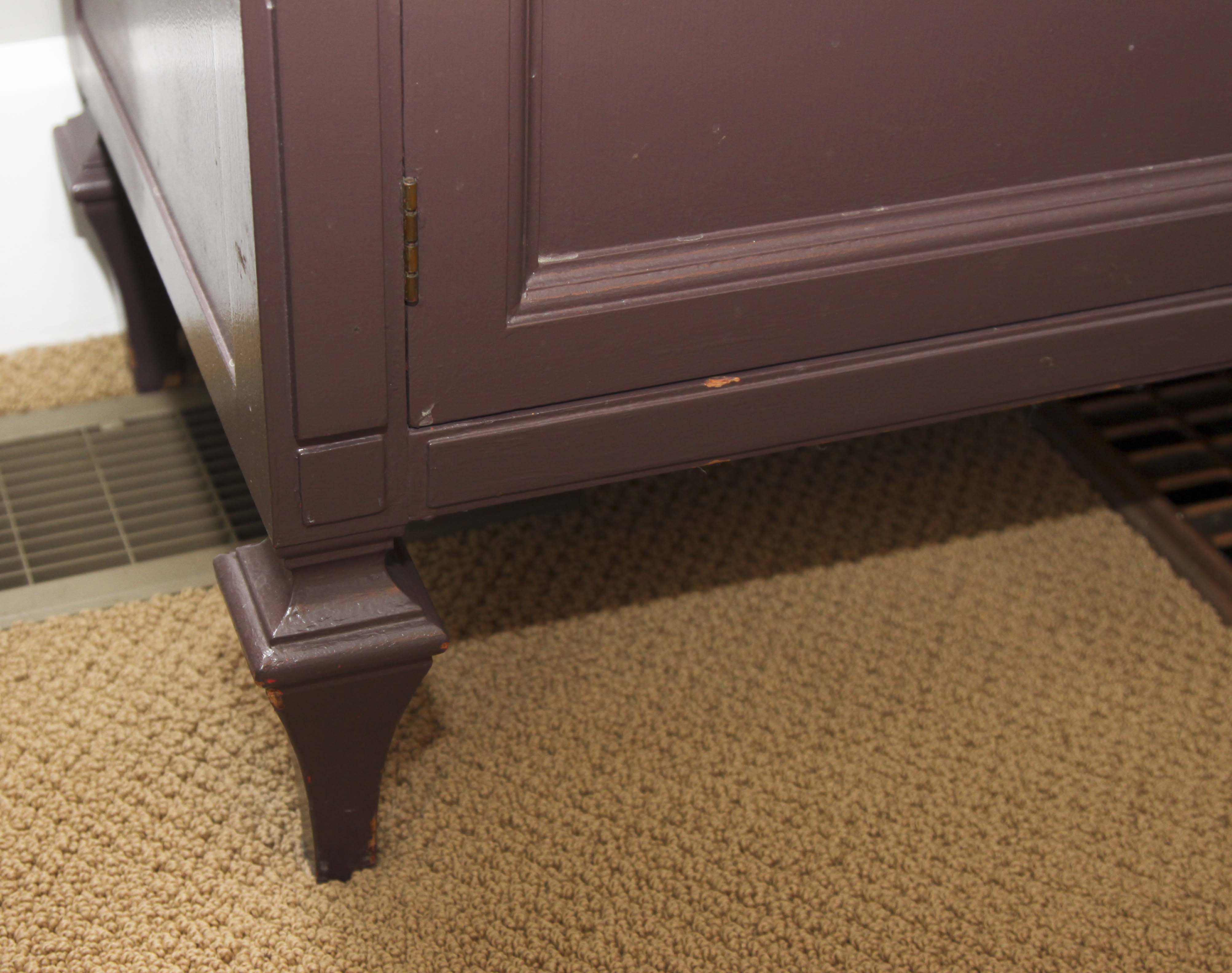 Vintage Painted Wood Buffet