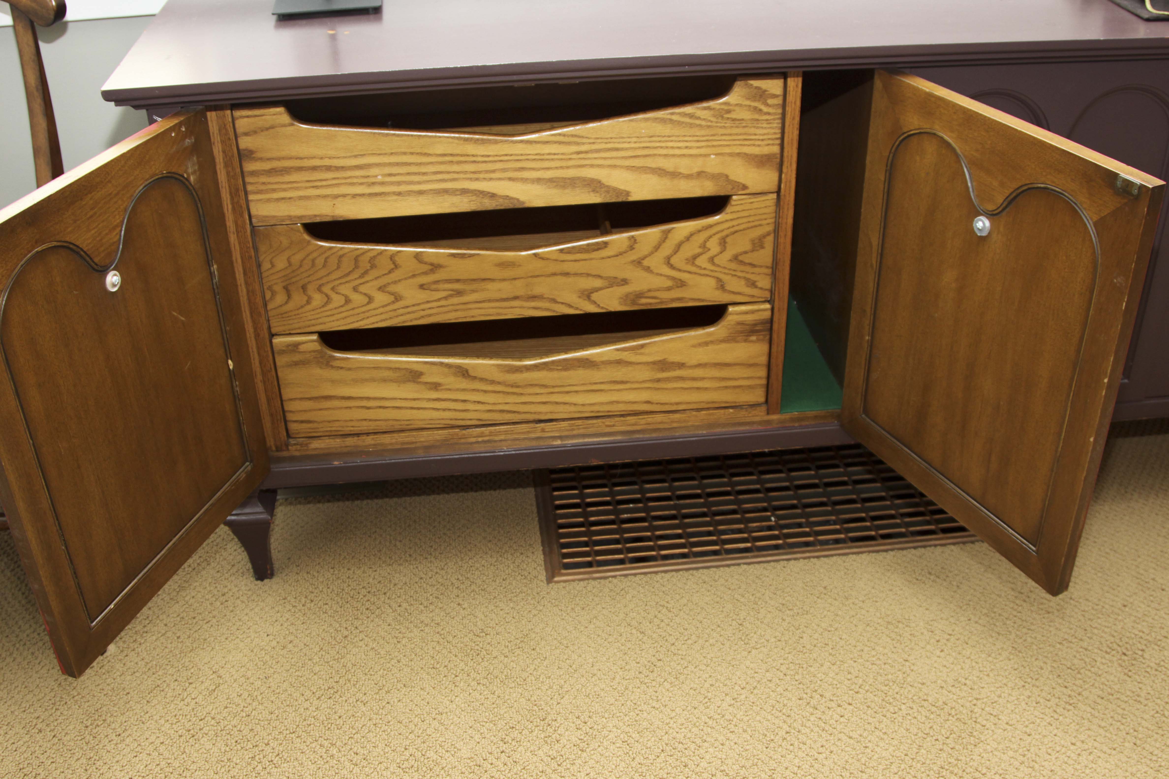 Vintage Painted Wood Buffet