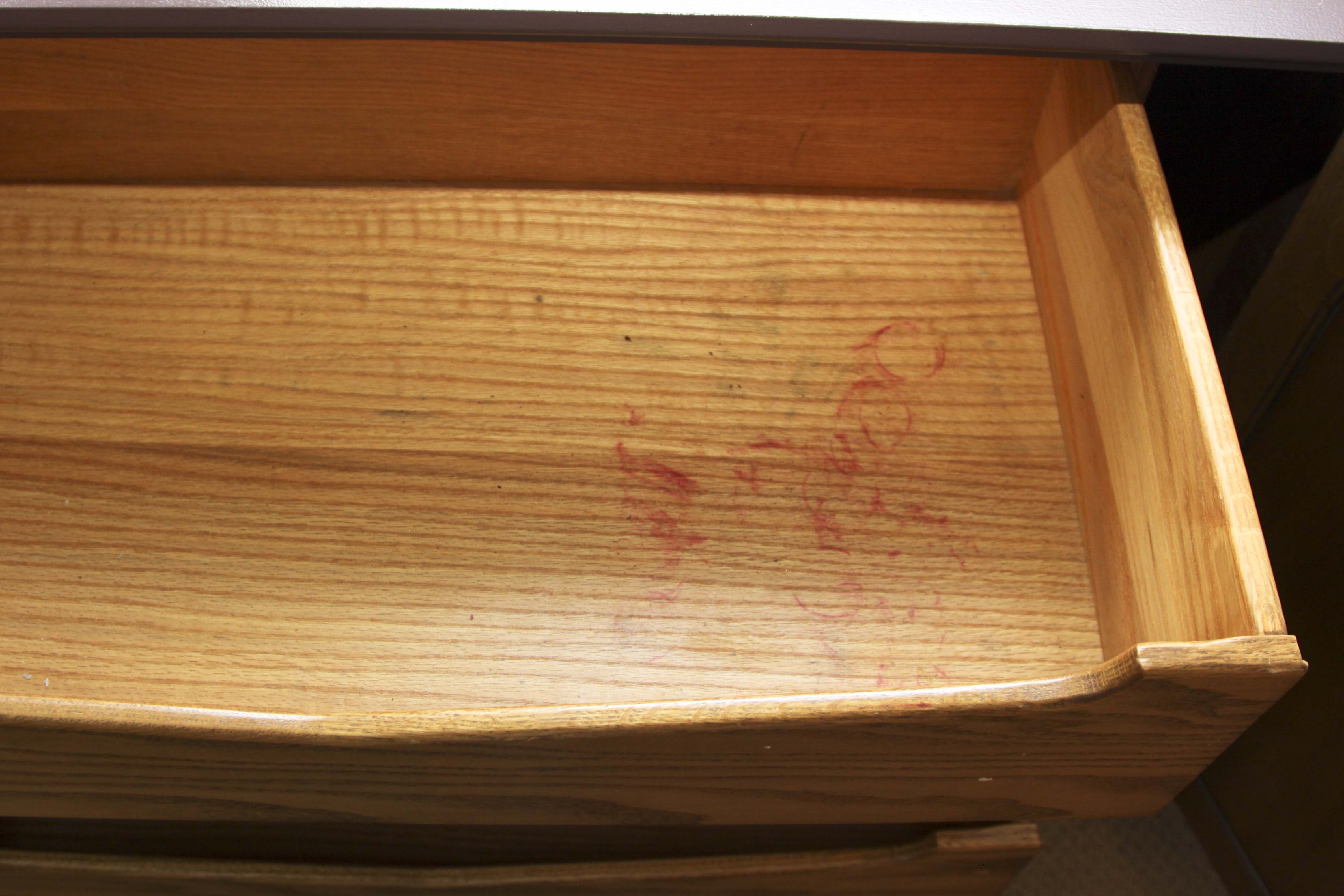 Vintage Painted Wood Buffet