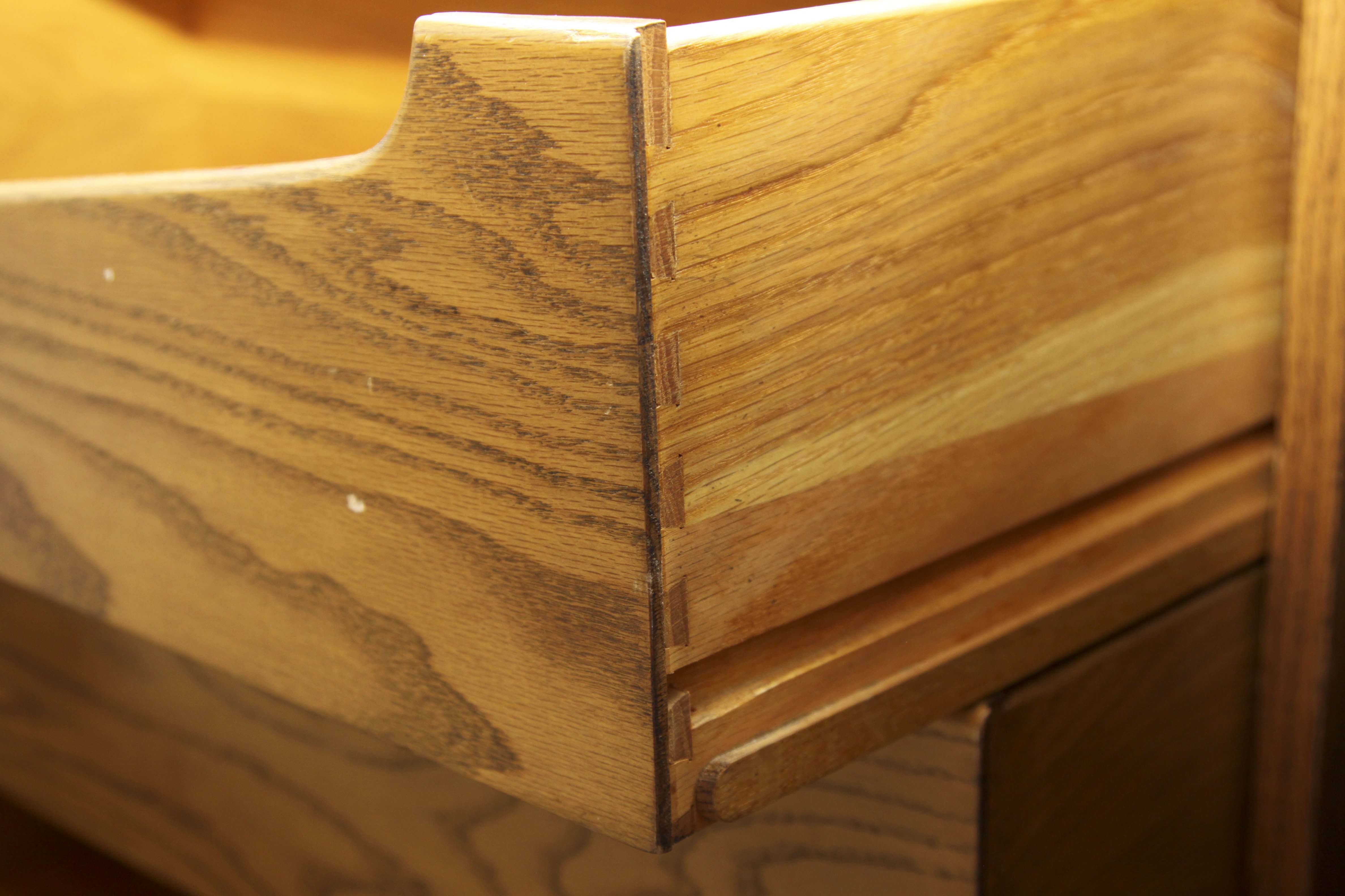 Vintage Painted Wood Buffet