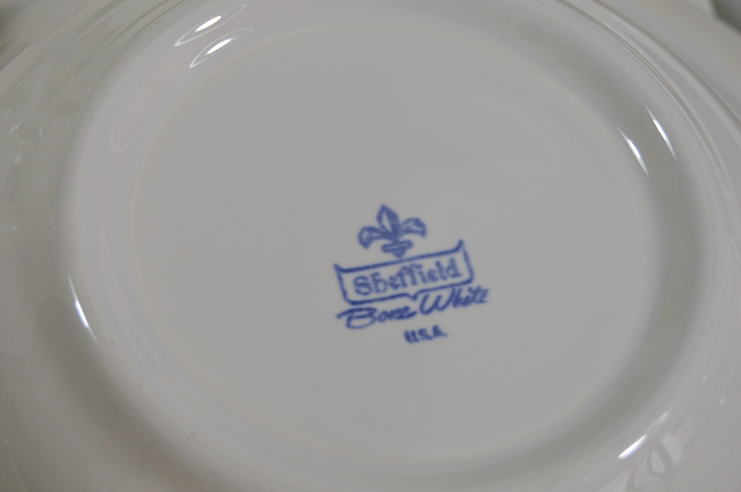 Blue and White China and Corning Ware Coffee Pot