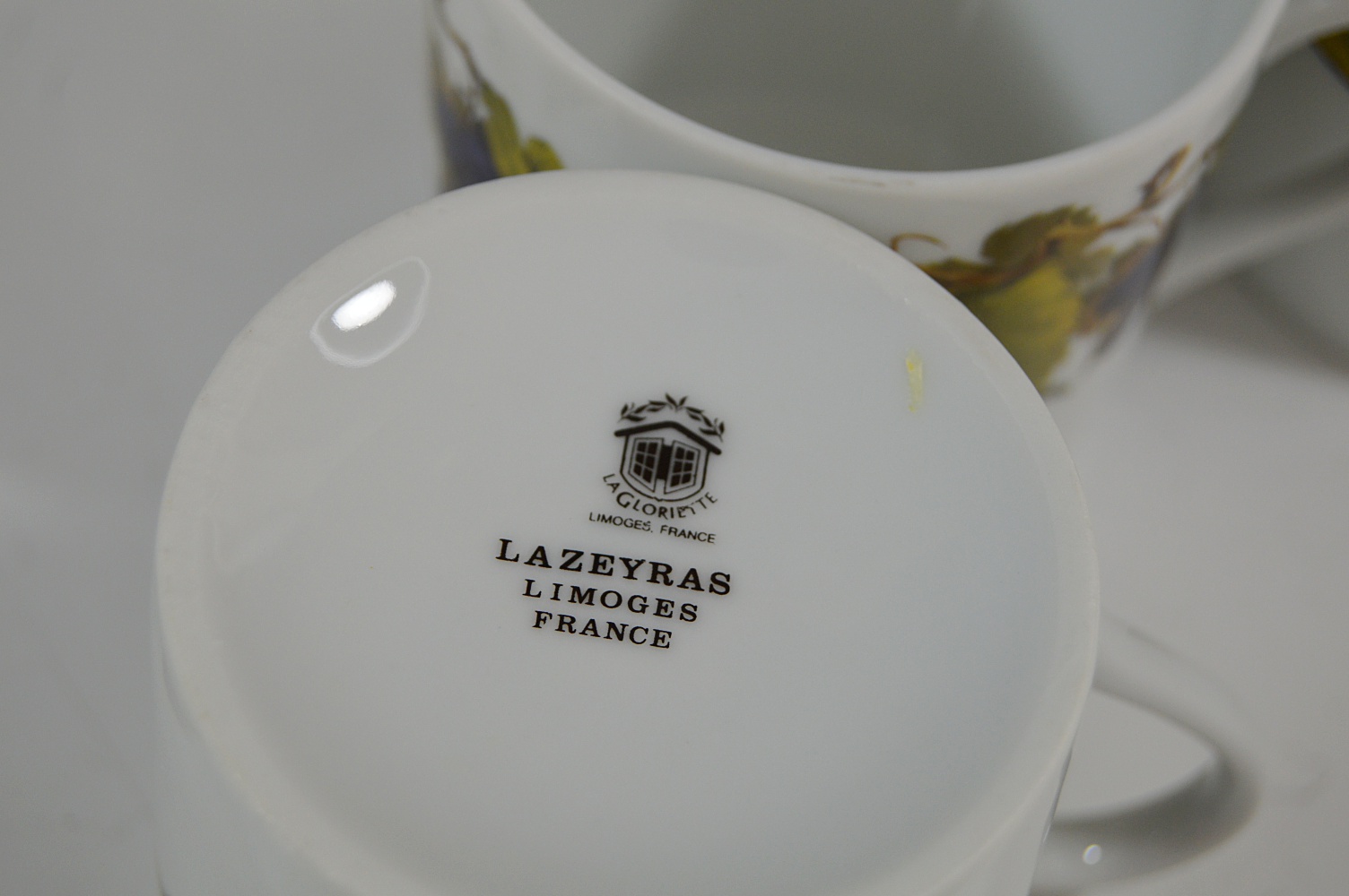 French LaGloriette Lazeyras Limoges Espresso Set
