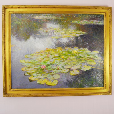 Carl J. Samson "Giverny" Original Landscape Oil Painting
