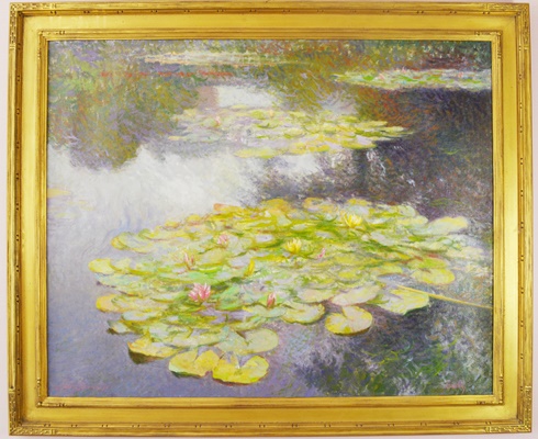 Carl J. Samson "Giverny" Original Landscape Oil Painting