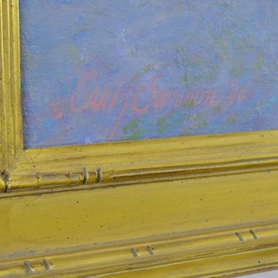 Carl J. Samson "Giverny" Original Landscape Oil Painting