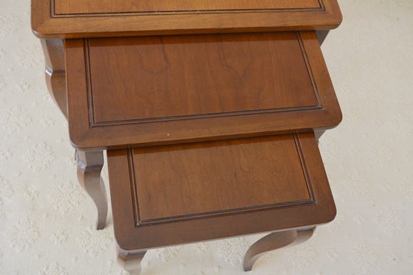 Heritage Fruitwood Nesting Tables