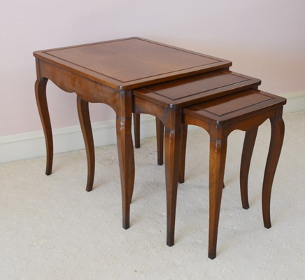 Heritage Fruitwood Nesting Tables