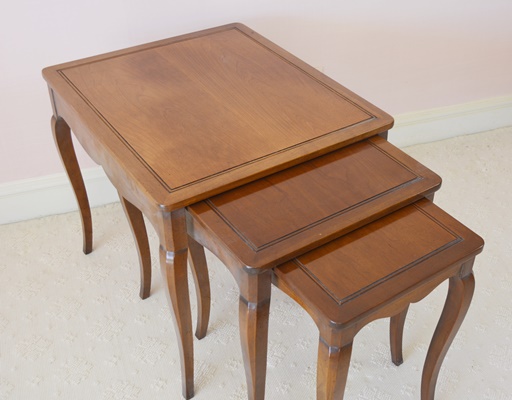 Heritage Fruitwood Nesting Tables