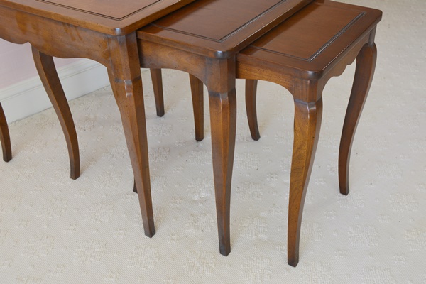 Heritage Fruitwood Nesting Tables
