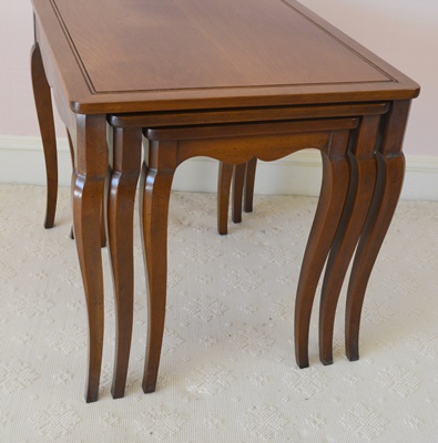 Heritage Fruitwood Nesting Tables