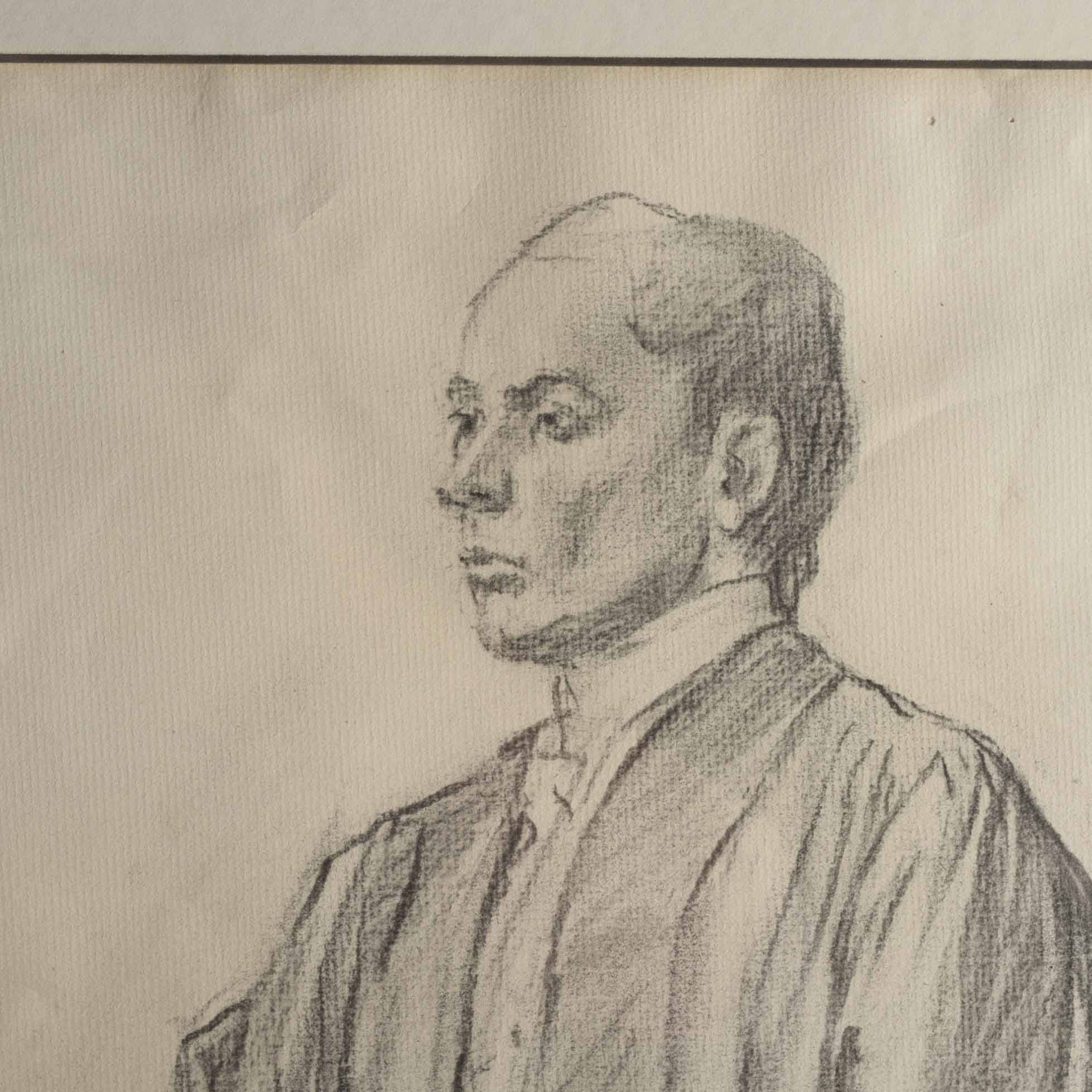 Allyn Cox Original Signed Working Sketch for US Capitol Mural