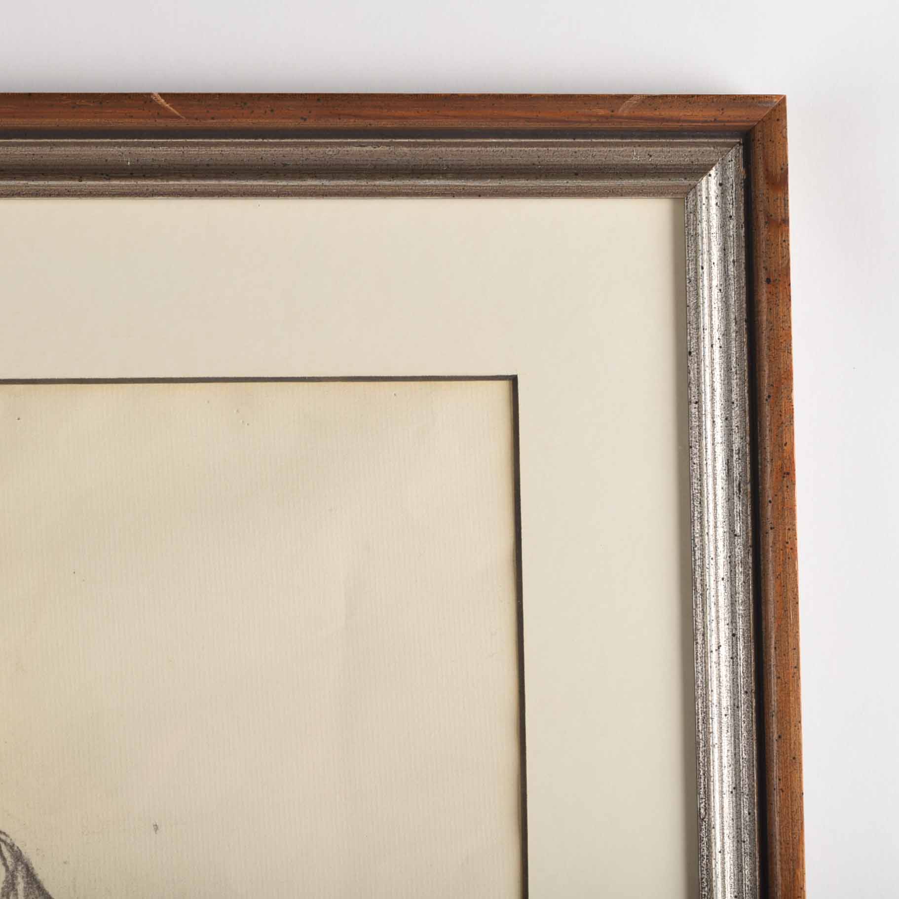 Allyn Cox Original Signed Working Sketch for US Capitol Mural