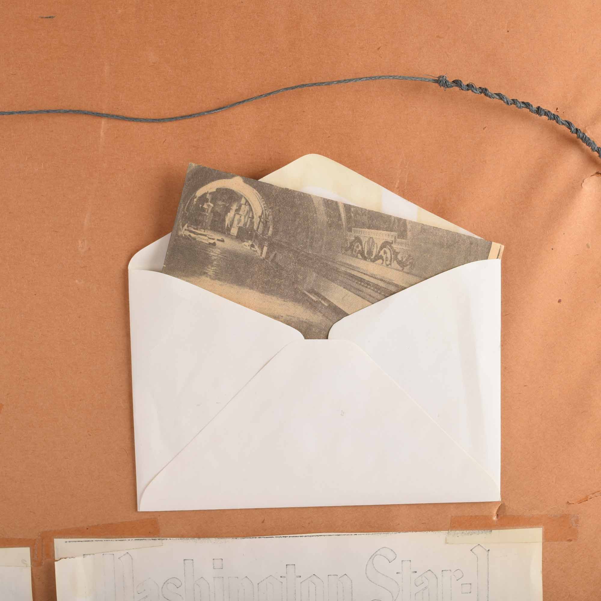 Allyn Cox Original Signed Working Sketch for US Capitol Mural