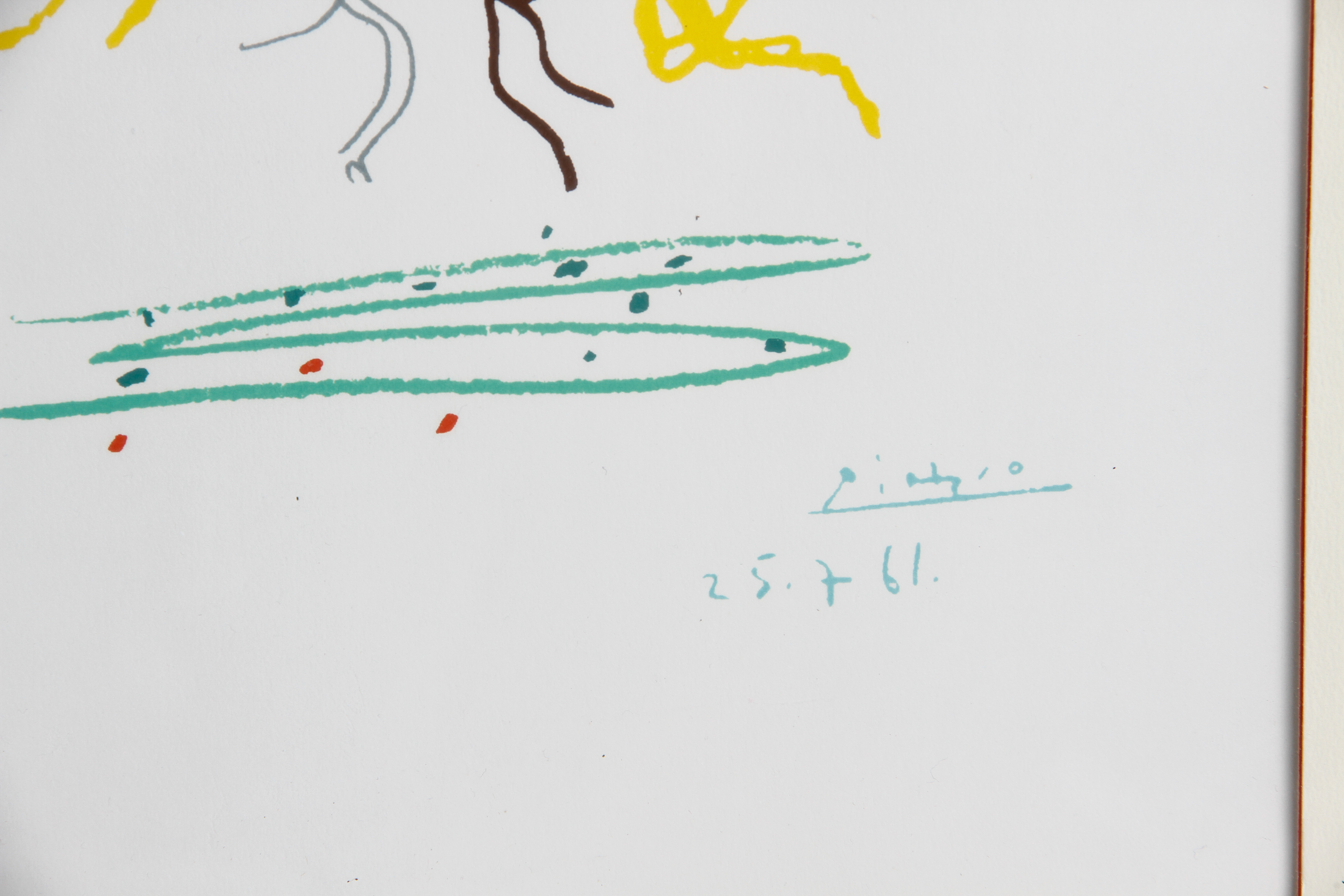 Offset Lithograph after Pablo Picasso "The Dance of Youth"