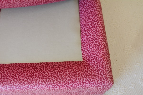 Mauve/Berry Upholstered Slipper Chair