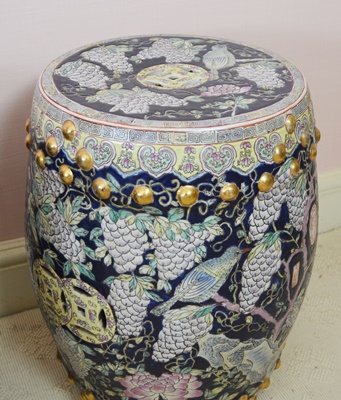 Pair of Chinese Ceramic Stools