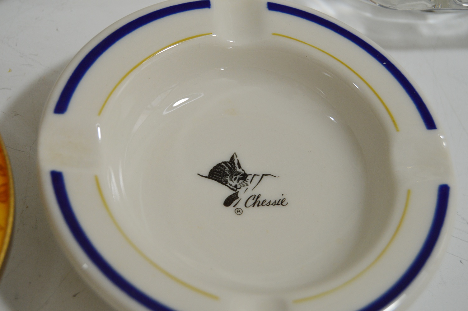 Vintage Souvenir China with Chessie Ashtray and Limoges Bowls