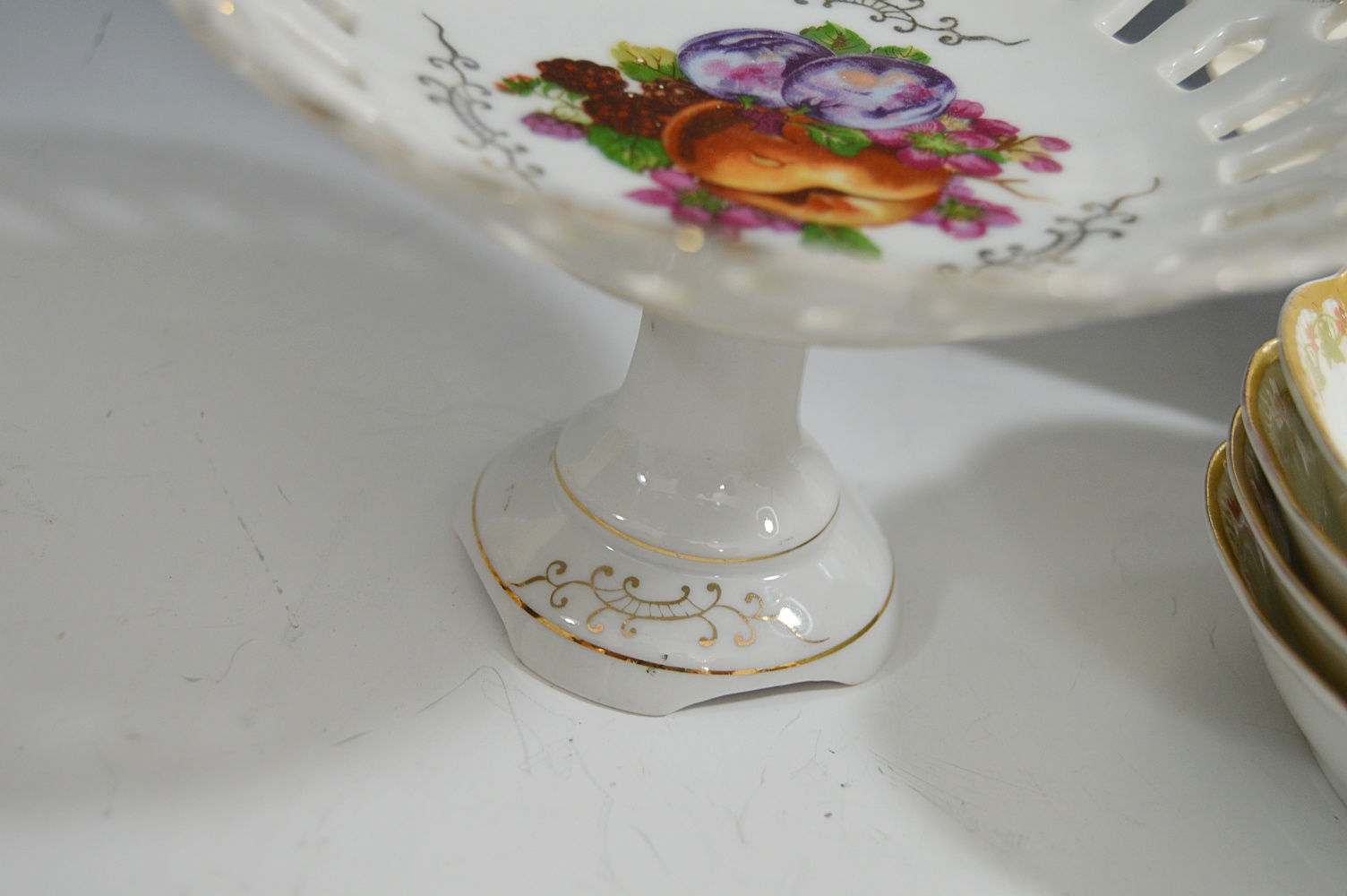 Vintage Souvenir China with Chessie Ashtray and Limoges Bowls