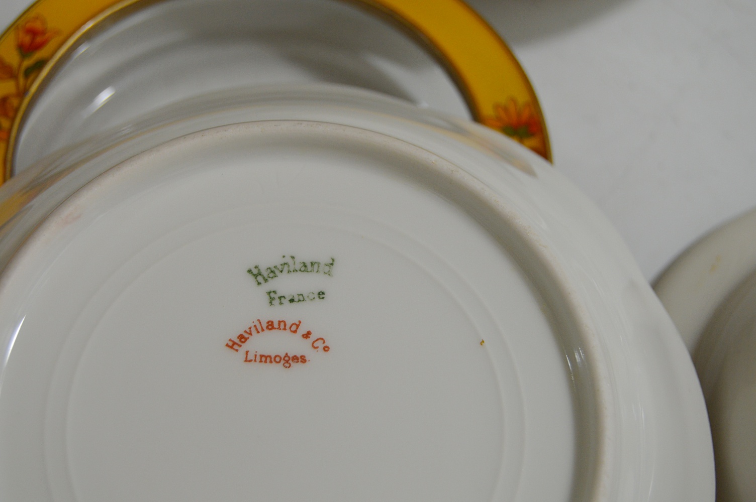 Vintage Souvenir China with Chessie Ashtray and Limoges Bowls
